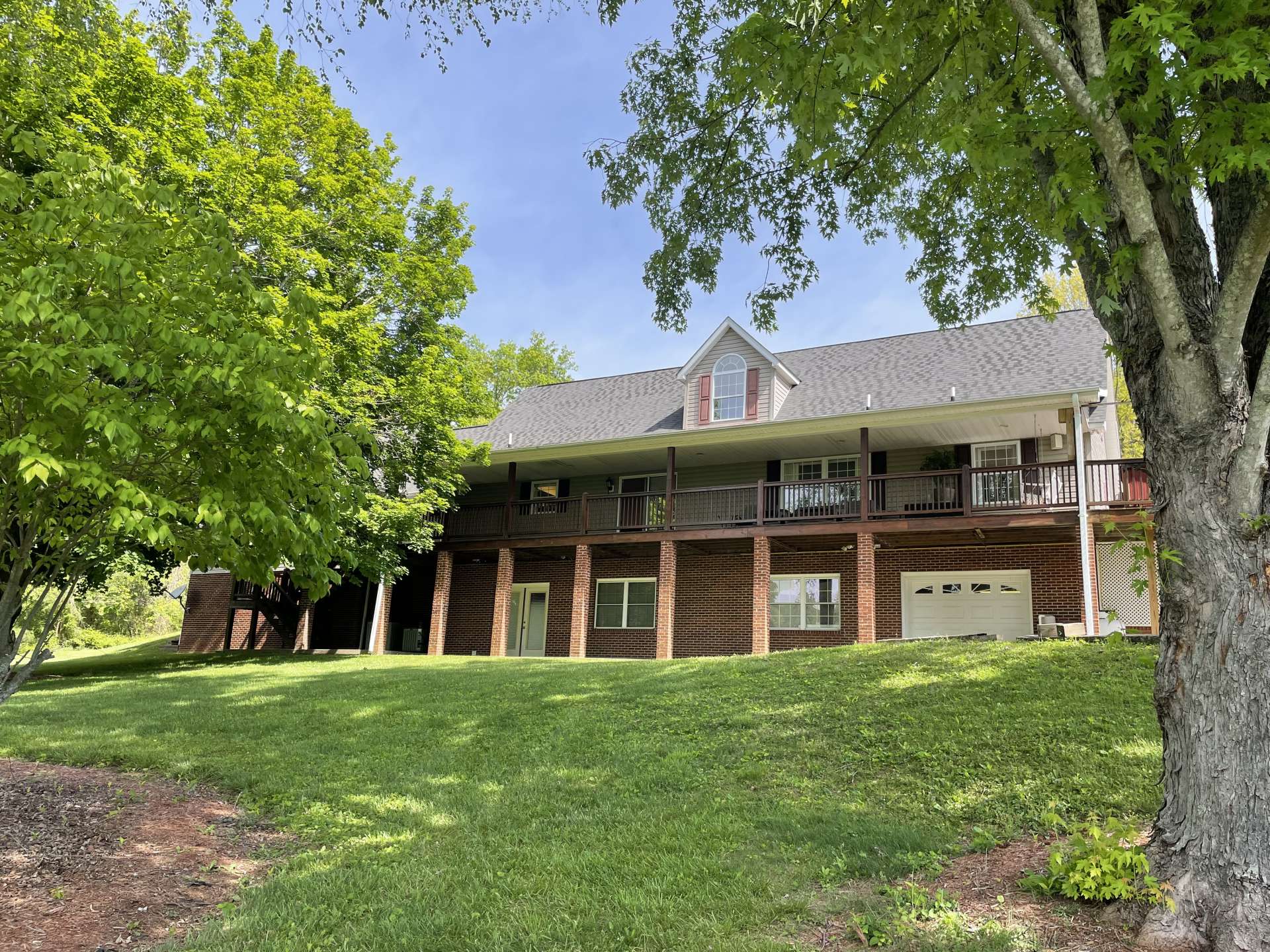 There is also a lower-level garage.