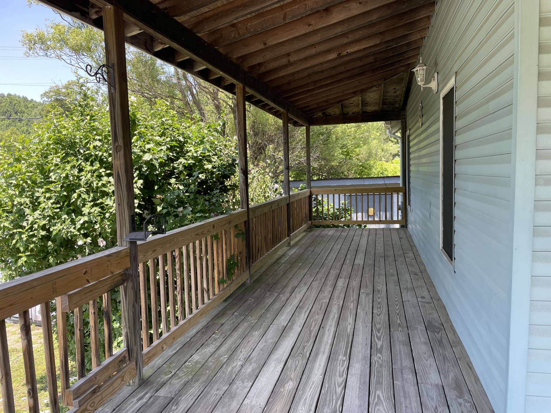 Full Covered Side Porch