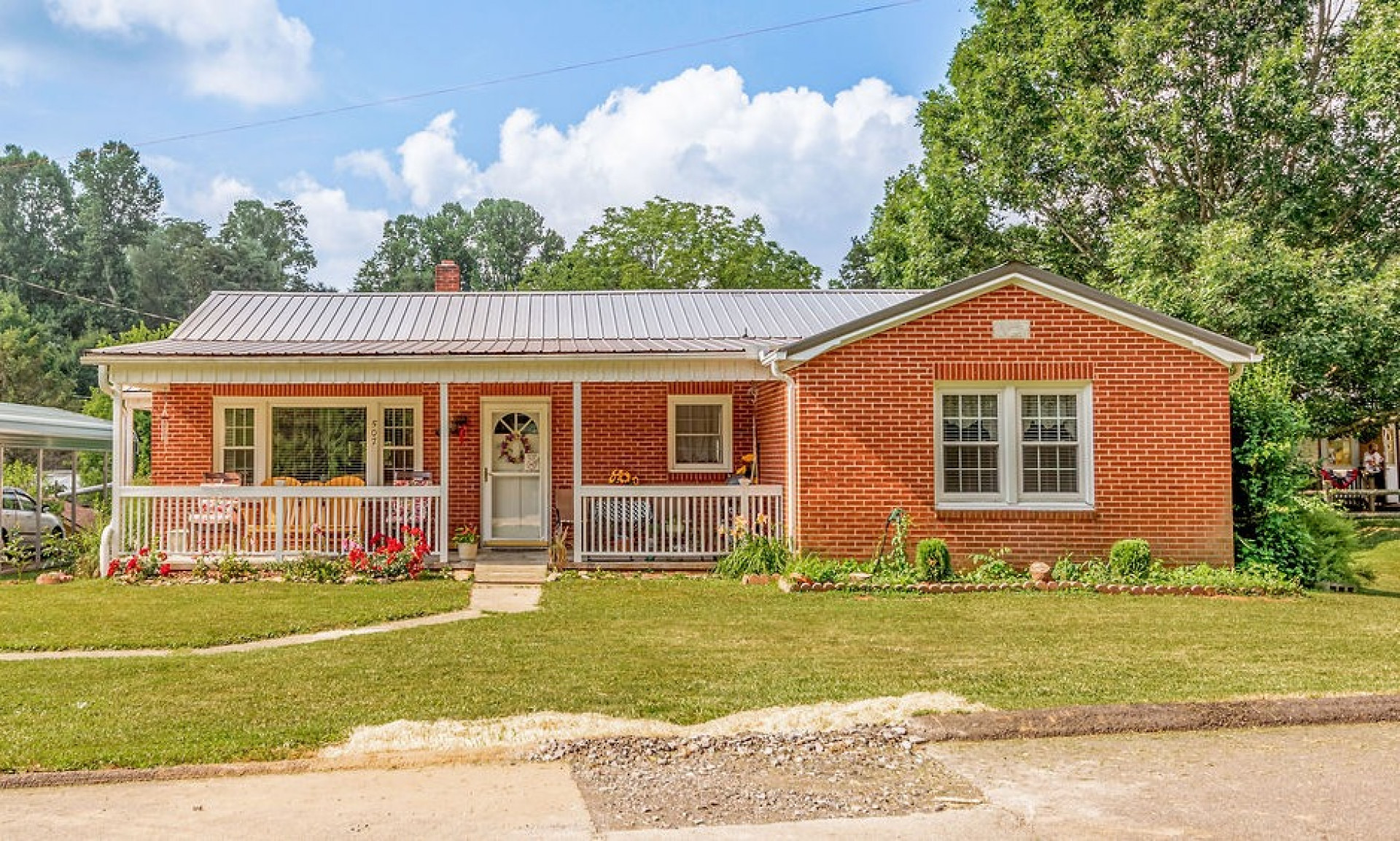 Brick cottage in West Jefferson.