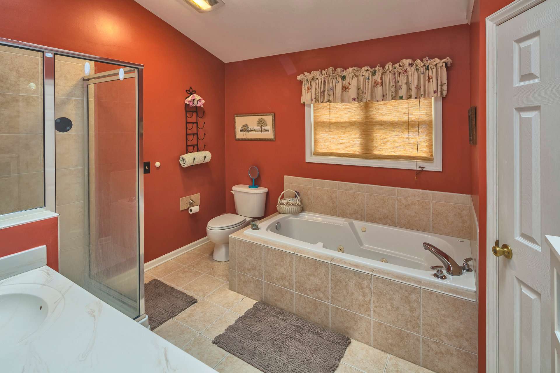 The laundry area and half bath complete the main level.