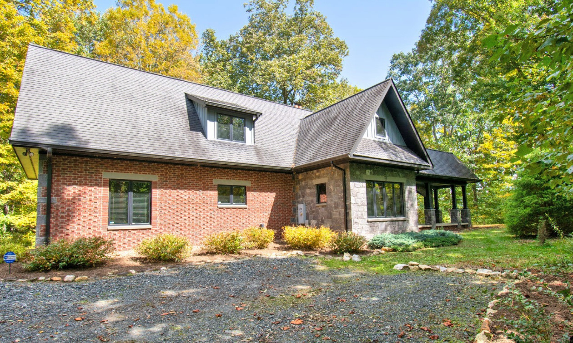 Private mountain home with acreage in Stonegate community in the Creston area of Ashe County.