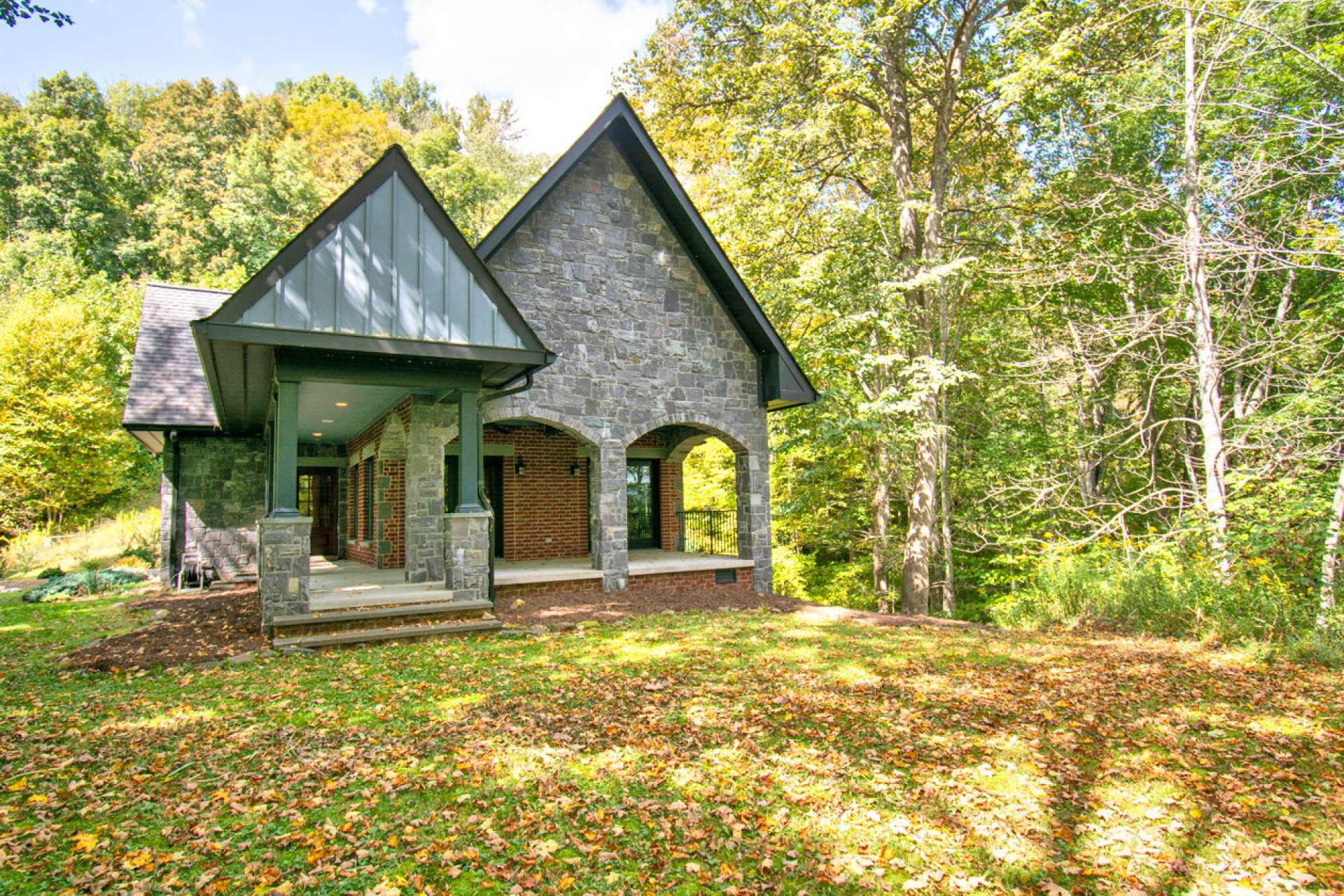 Welcome to your furnished NC Mountain Home with acreage for privacy.