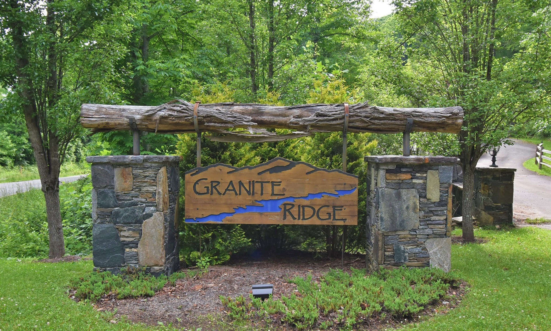 Granite Ridge is a well maintained newer gated subdivision with paved roads, streetlights, and underground utilities.