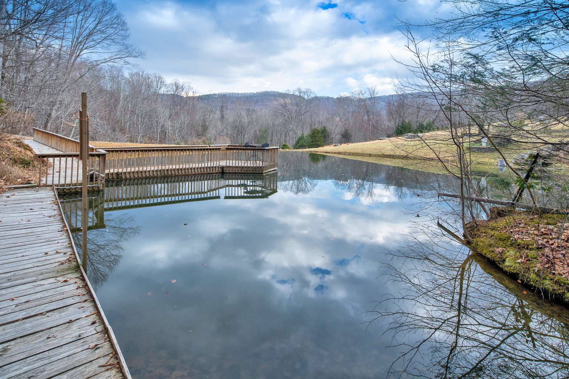 Endless hours of enjoyment are available fishing, floating, or simply relaxing by the pond.