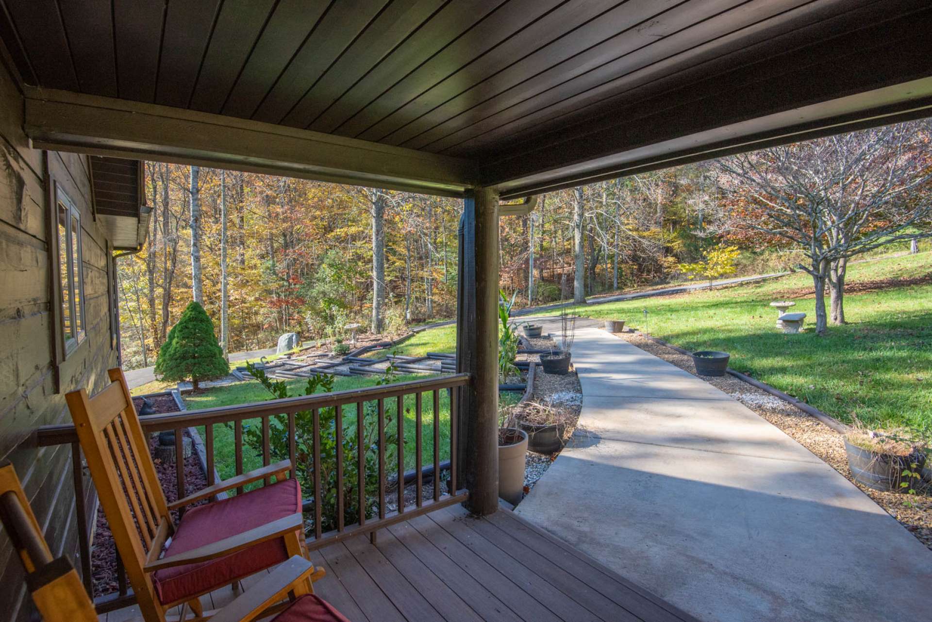 Covered front porch