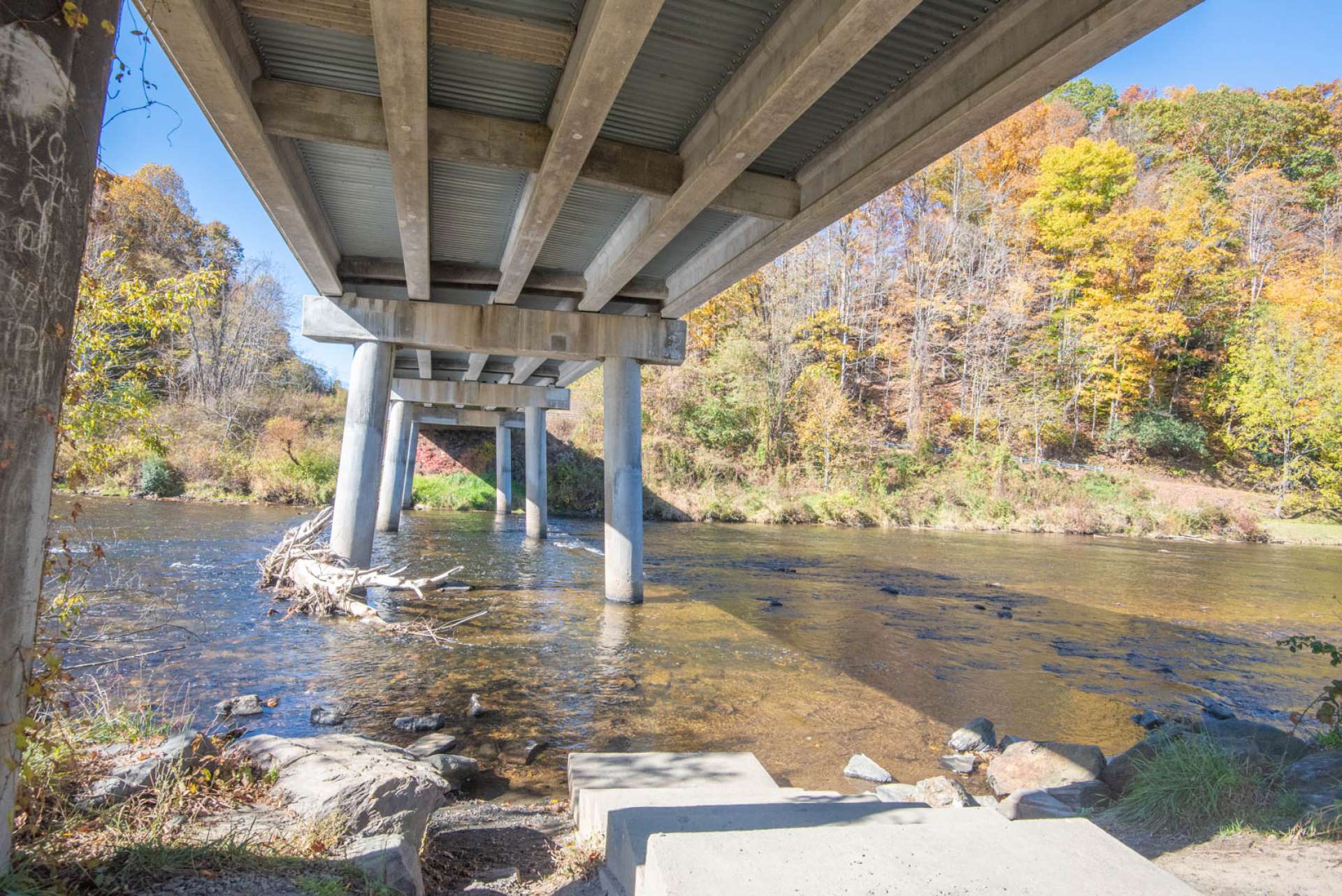 River access at Sheets Bridge and the  New River State Park is just minutes away