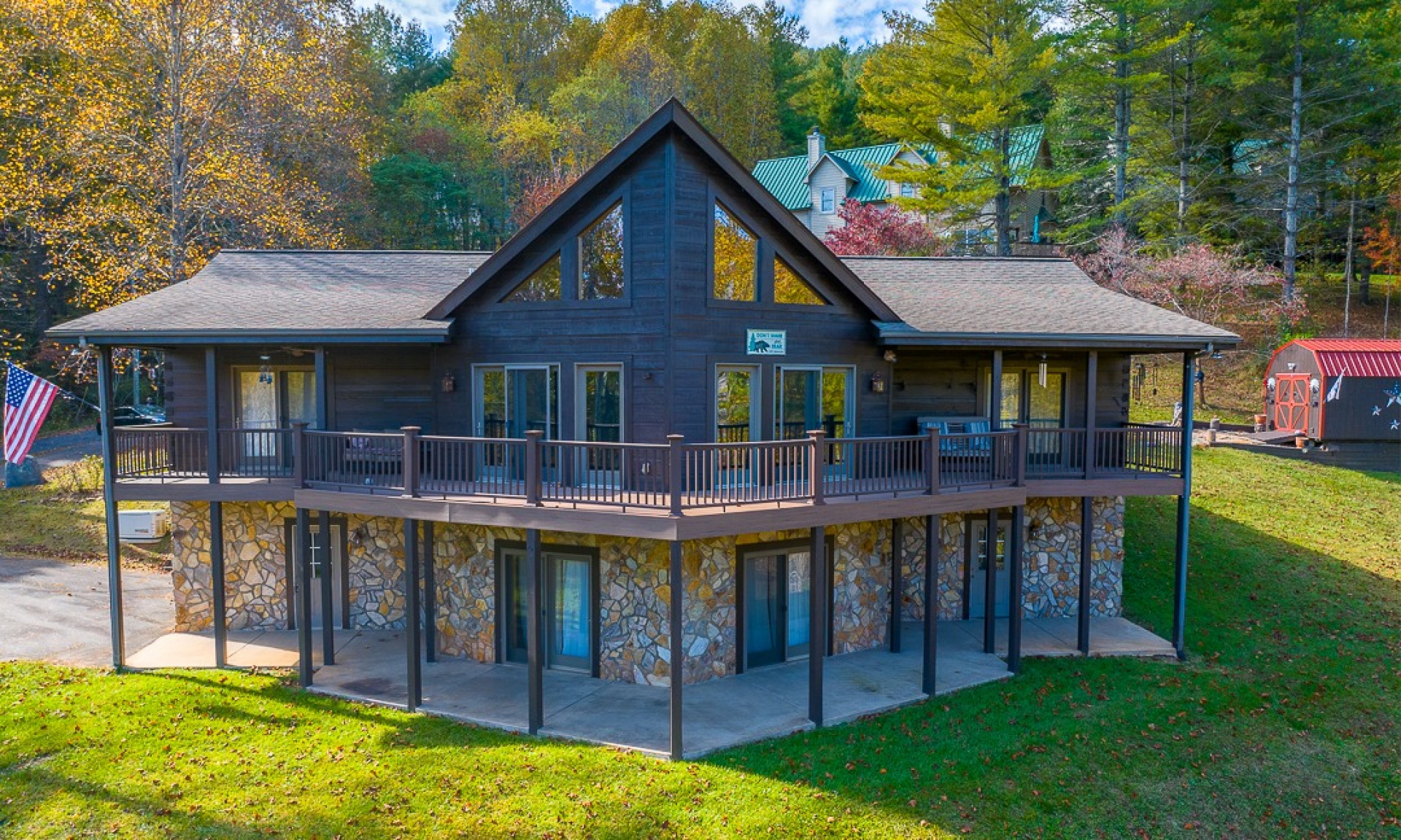 NC Mountain Log Cabin New River Views