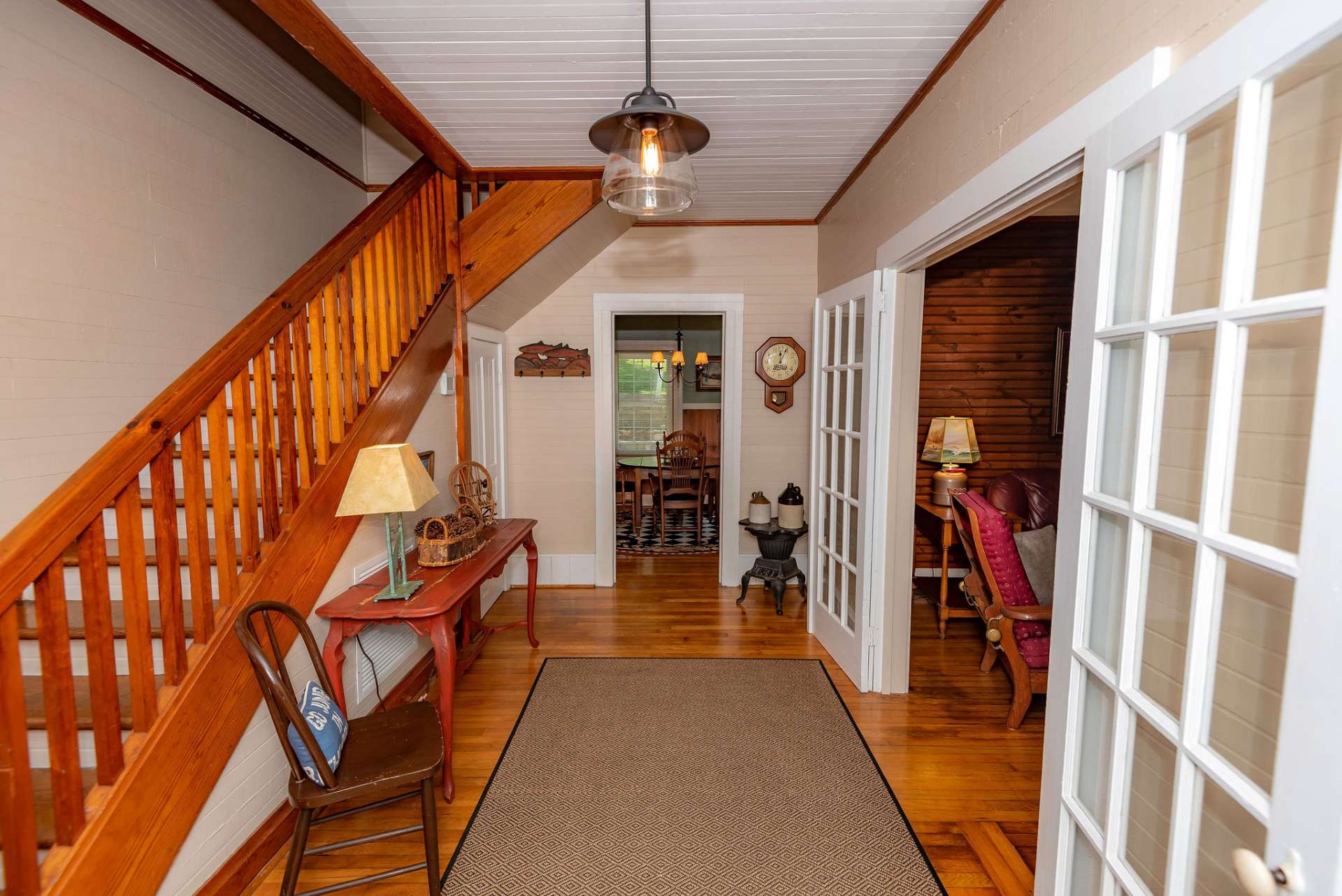 The main level provides a welcoming foyer introducing you to the many charming characteristics of farmhouse living.