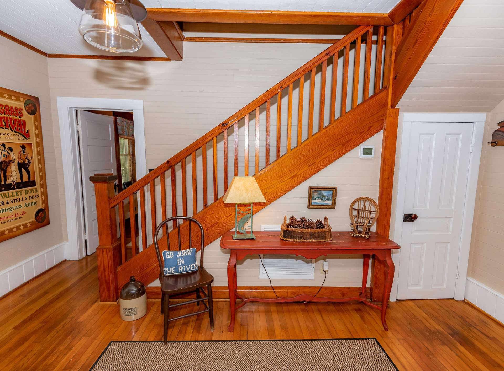Notice the rich original woodwork and wood floors.