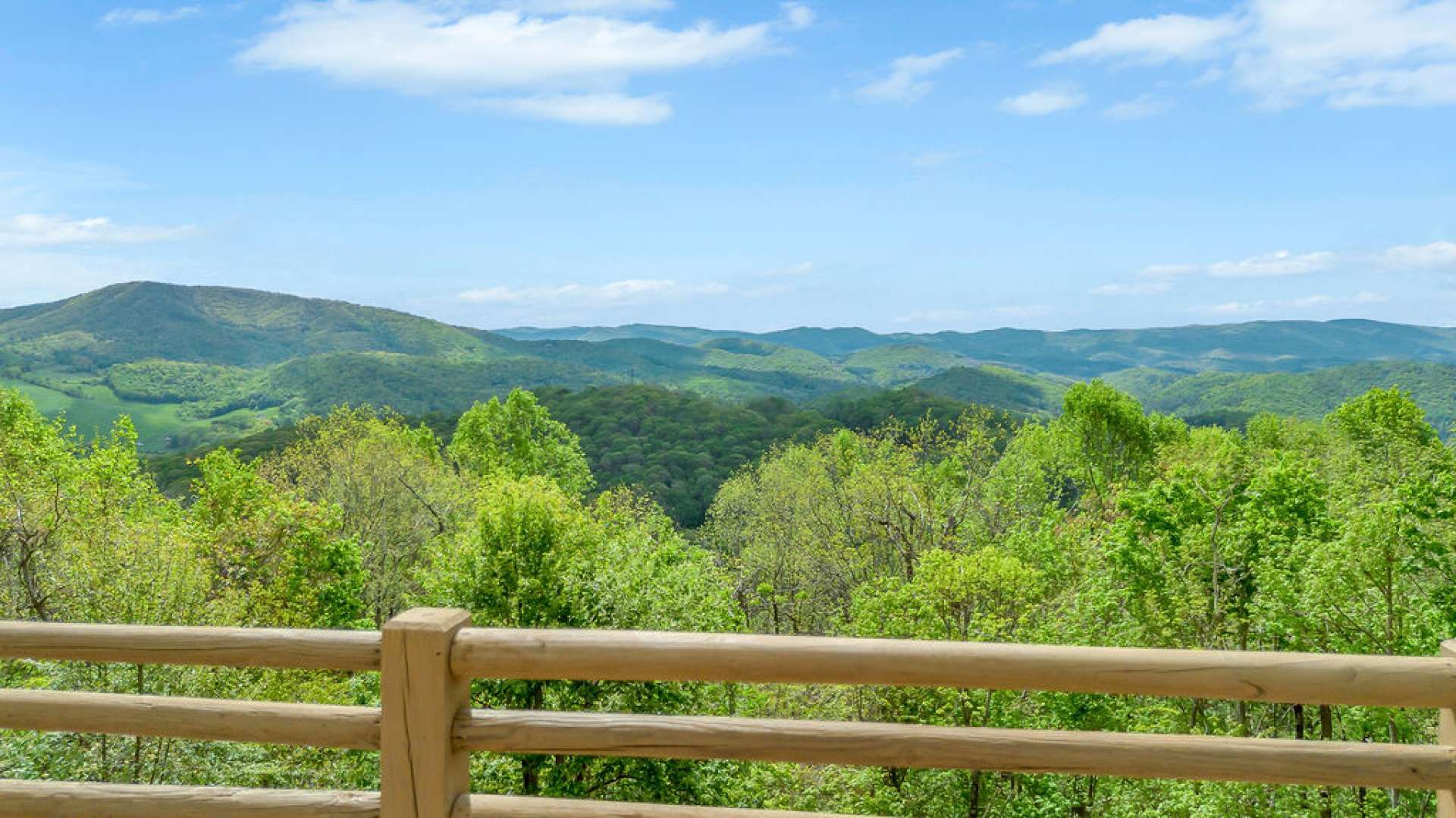 A bird's eye view of the High Country from your private deck.