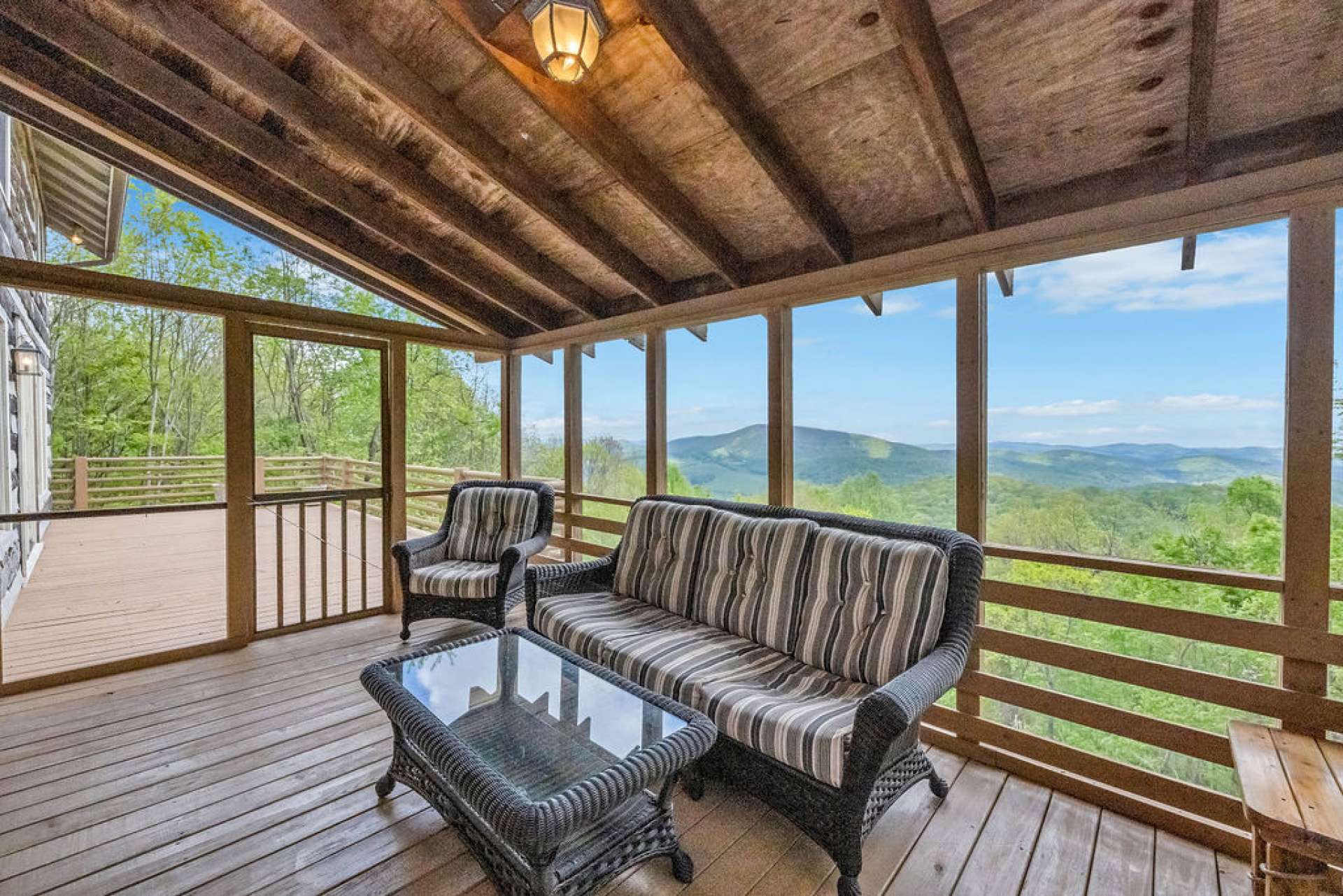 Access from the primary bedroom or the open sun deck.