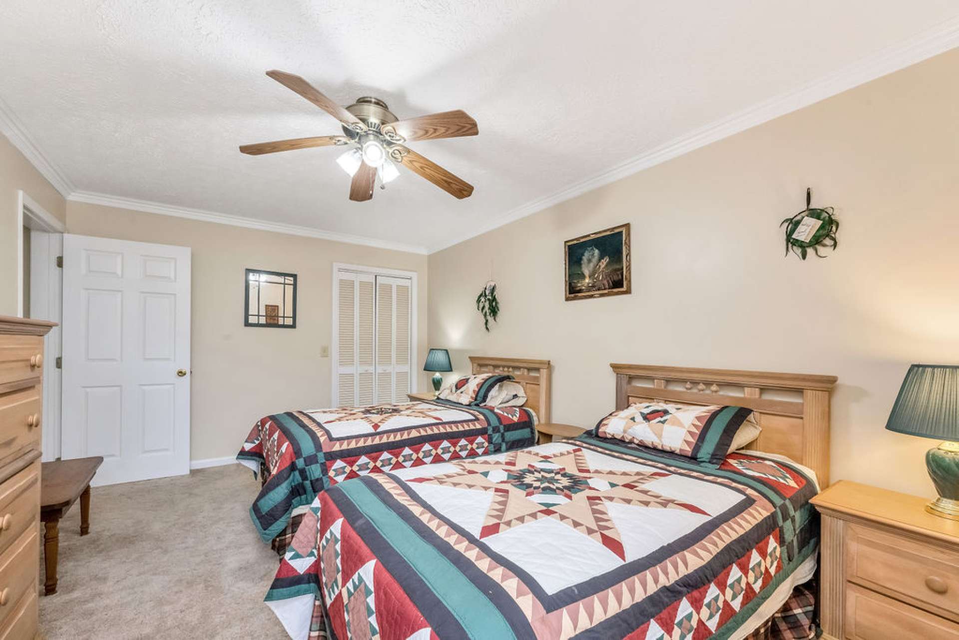 The 3rd bedroom is on the lower level.