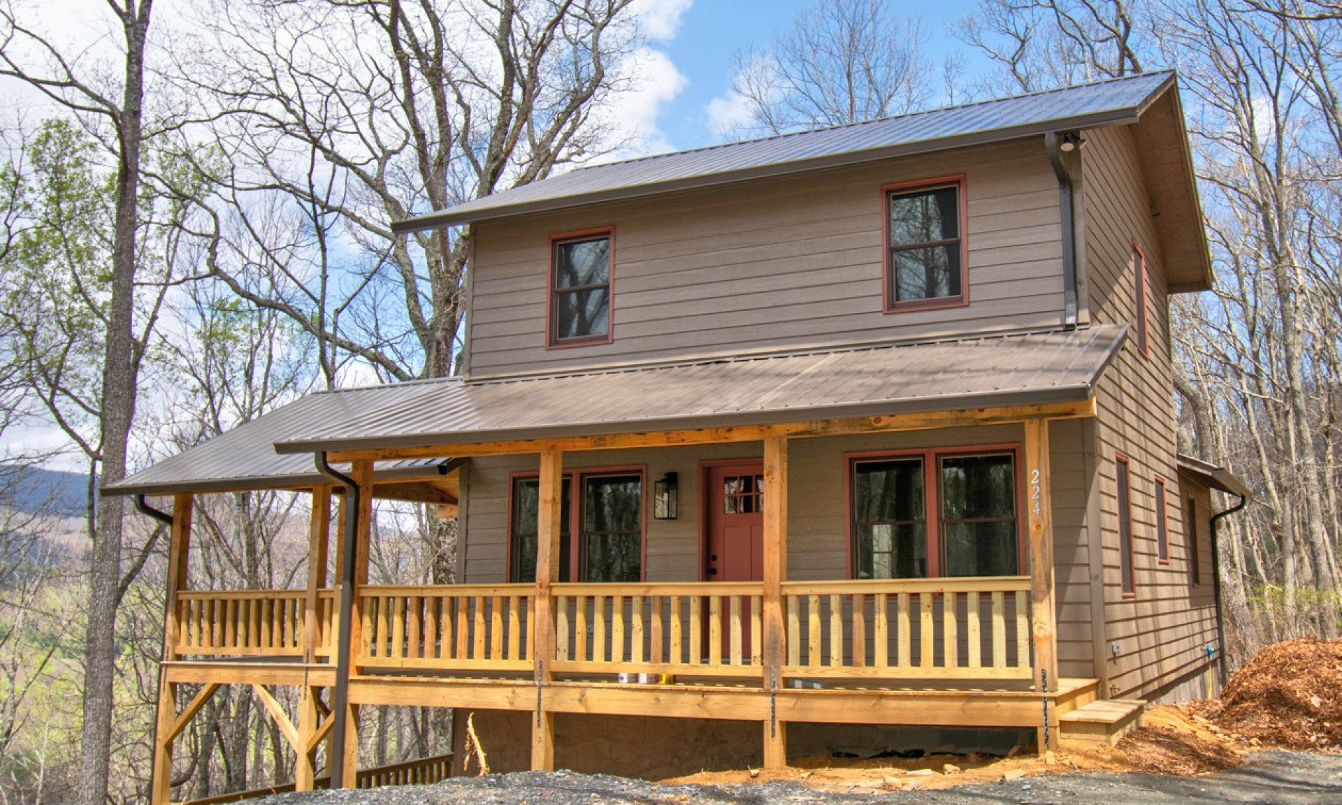 Brand New Craftsman style home located in the Laurel Mountain Estates Community of Southern Ashe County.