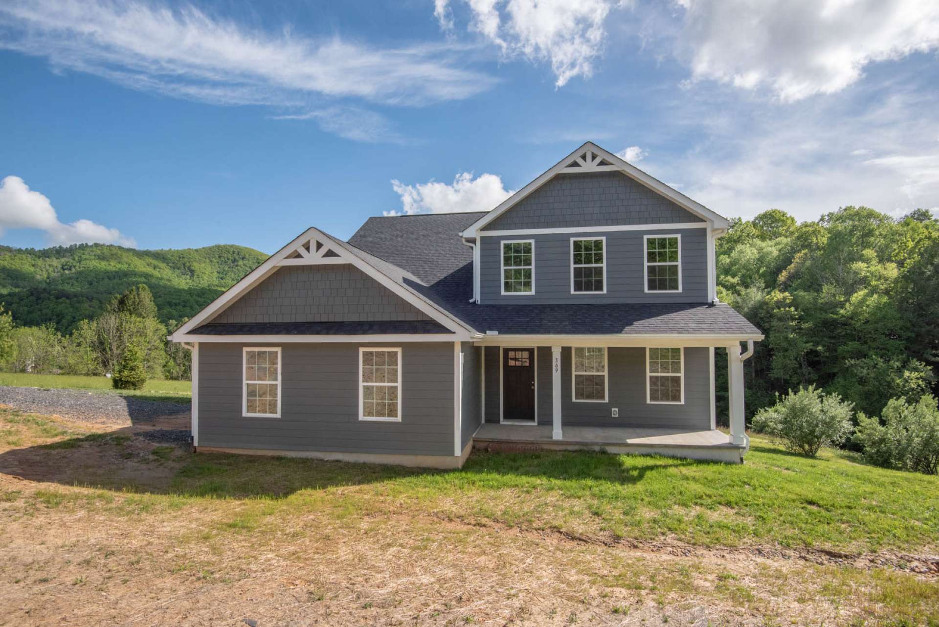 Covered front porch