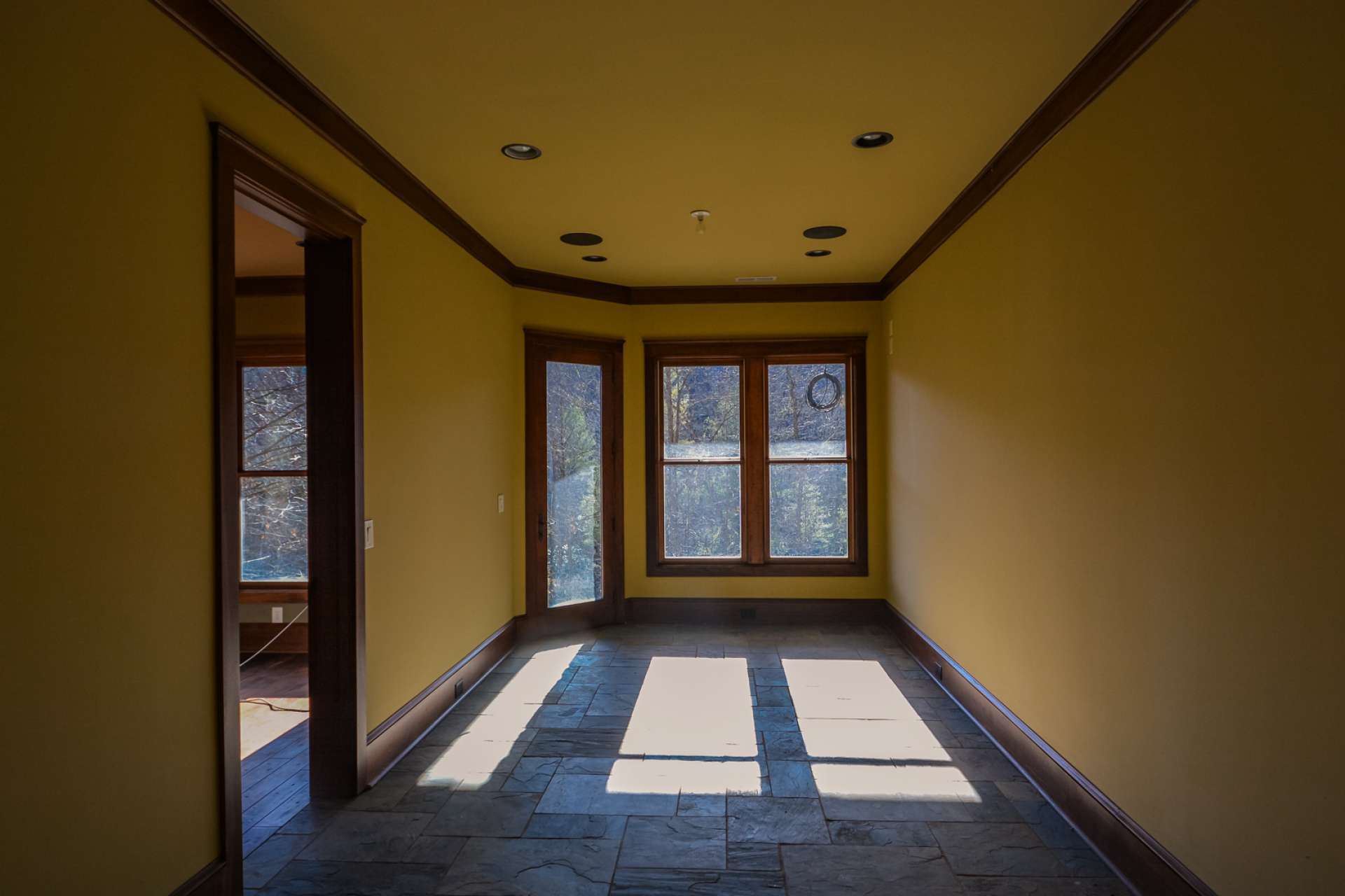 This room is perfect for a home gym.