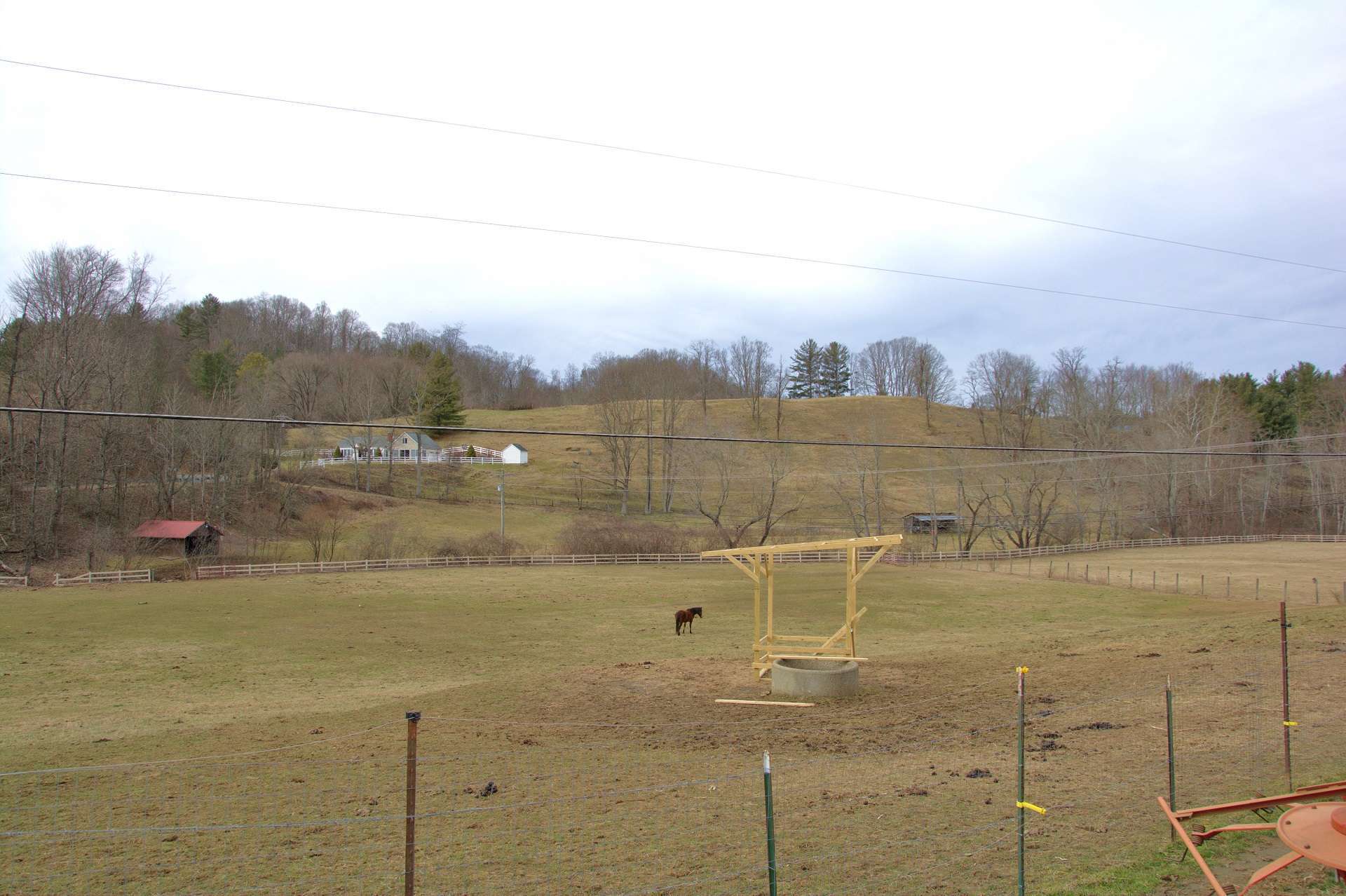 Level pastures are perfect for horses, other livestock, crops, or vineyard.