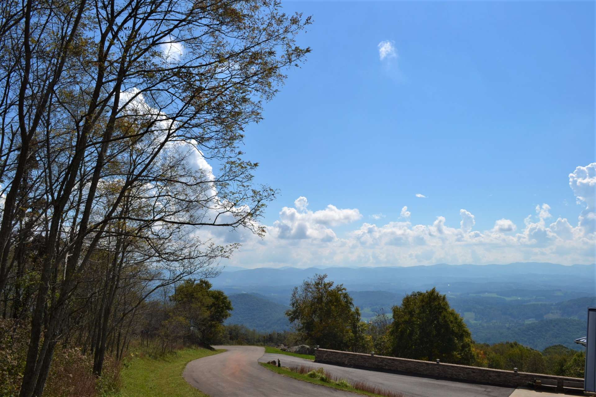 This photo was taken at the road frontage.  These views can be enjoyed from the porches and decks of your own mountain escape built  upon this premier  tract.