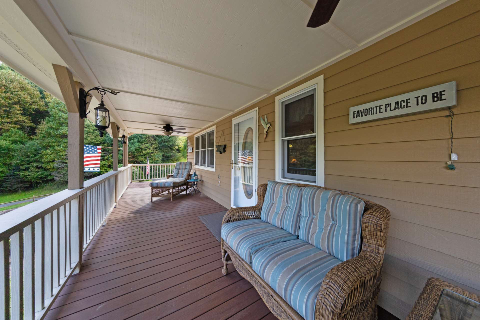 Mountain home with wrap around porch