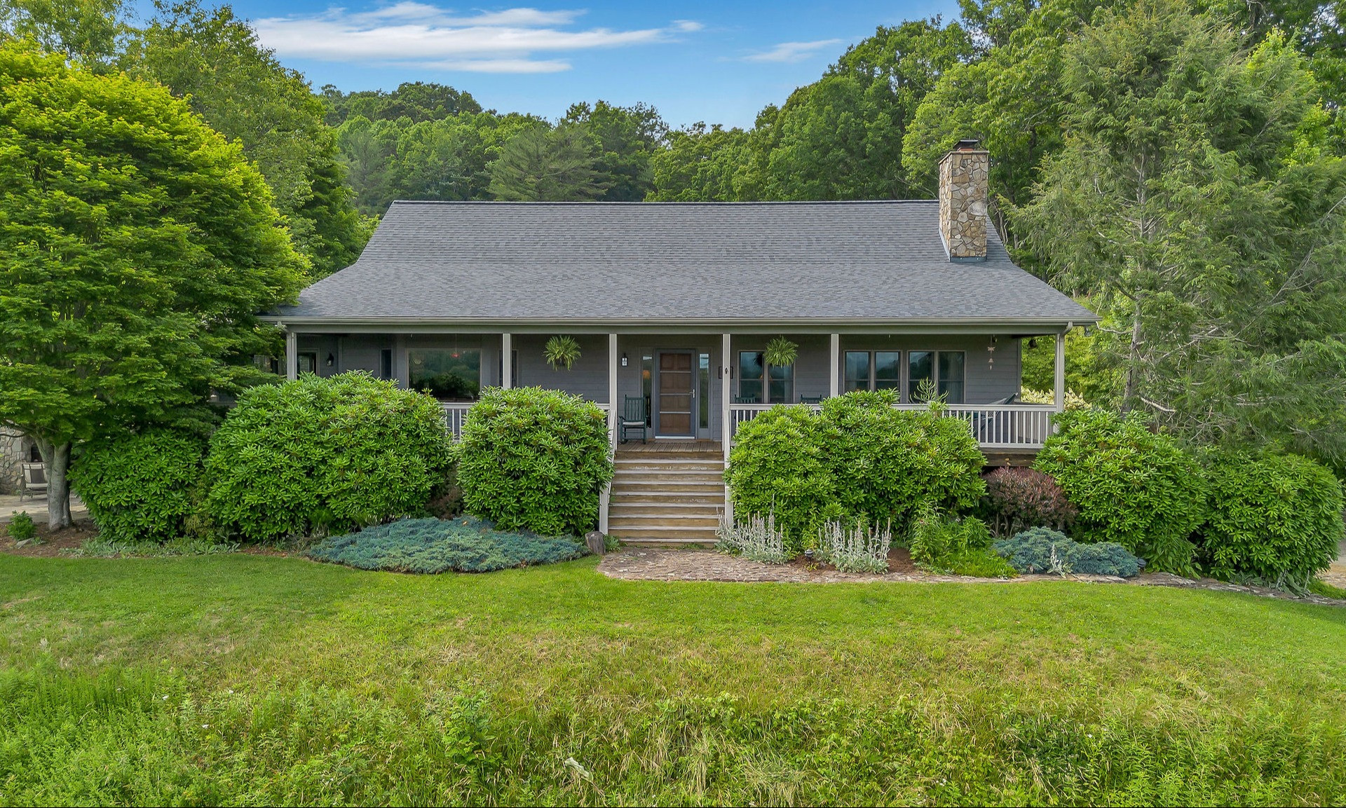 Private NC Mountain Estate Home Acreage