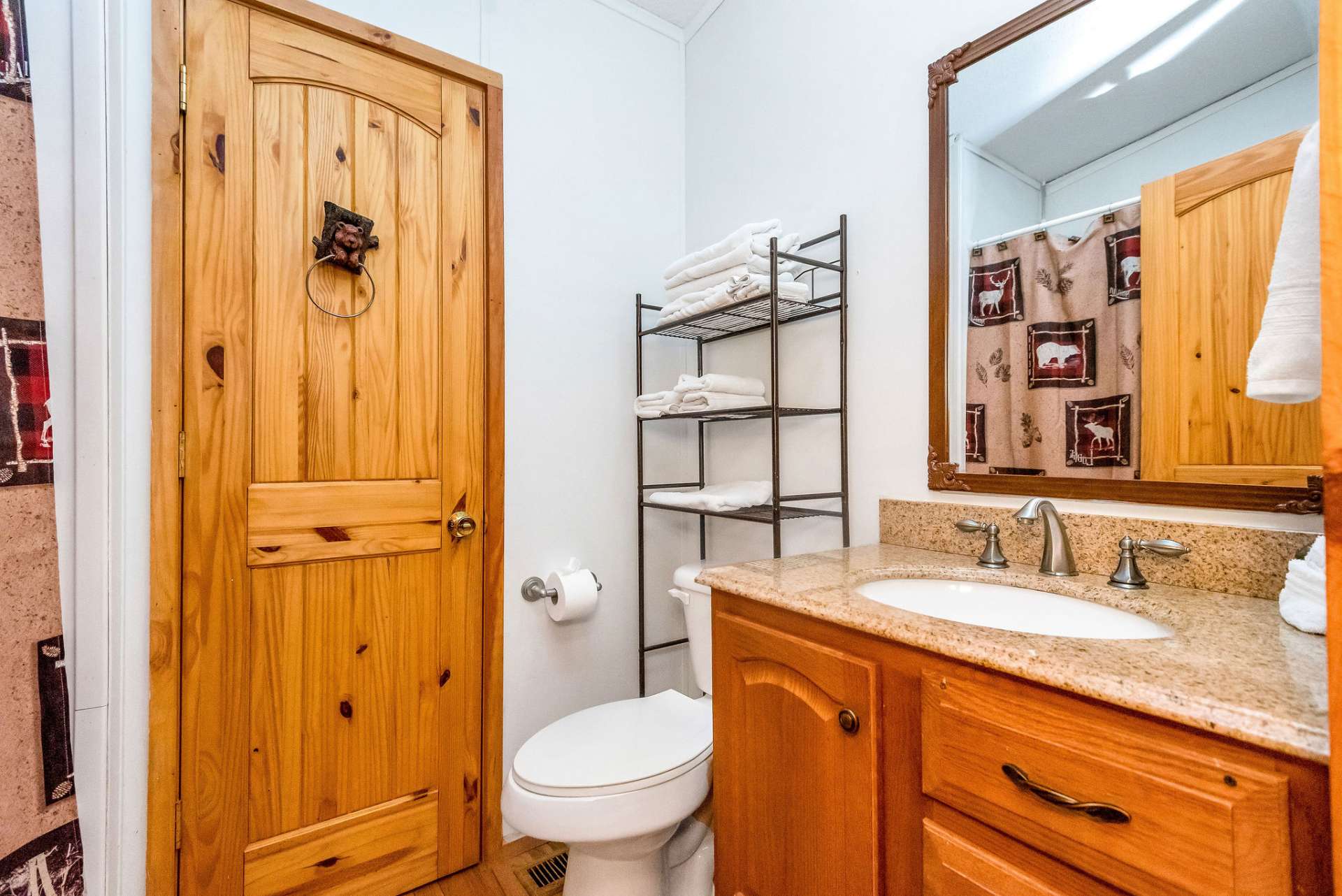 Hall full bath.