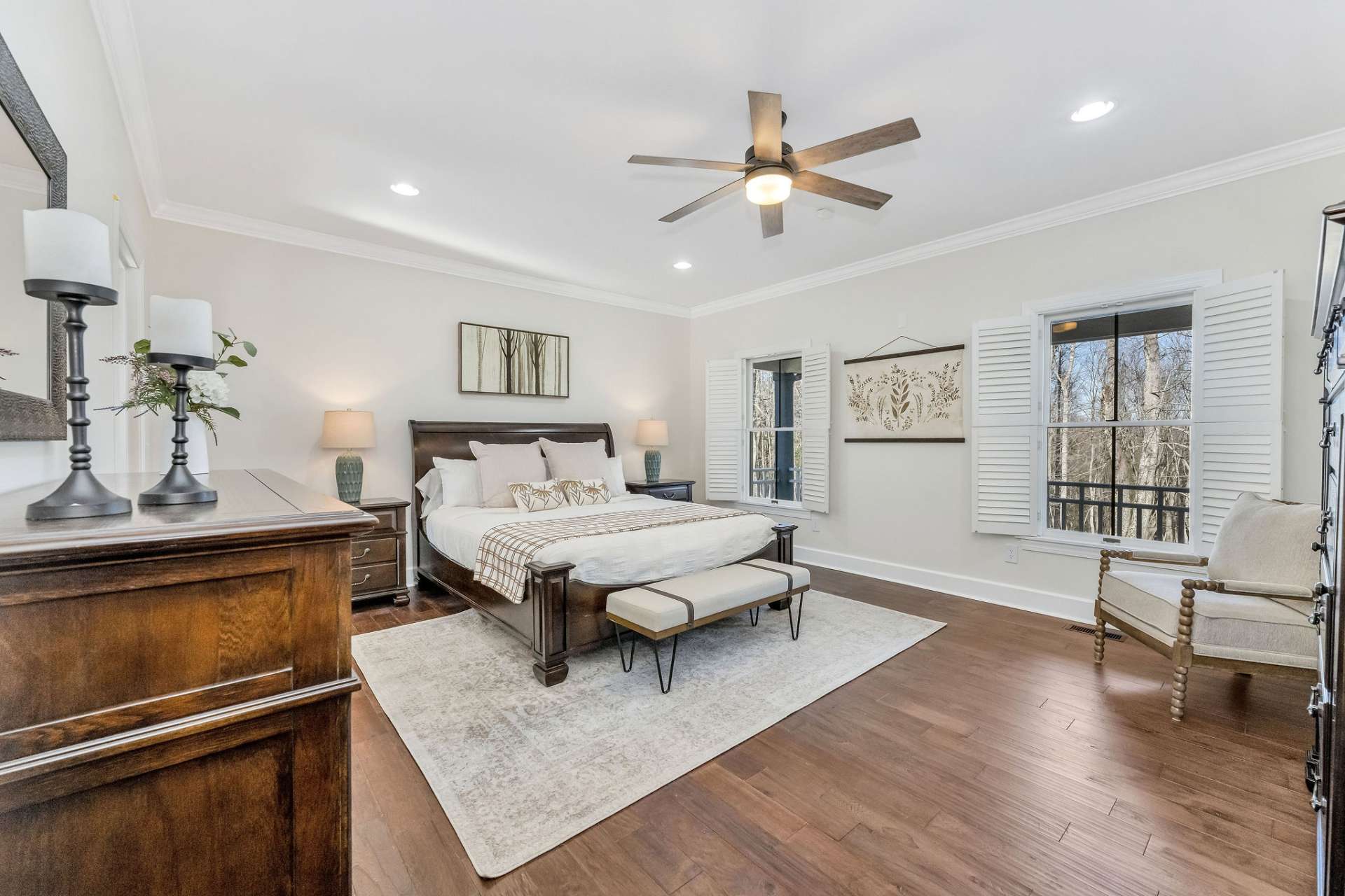 A tranquil retreat offering comfort and privacy with an ensuite bath.