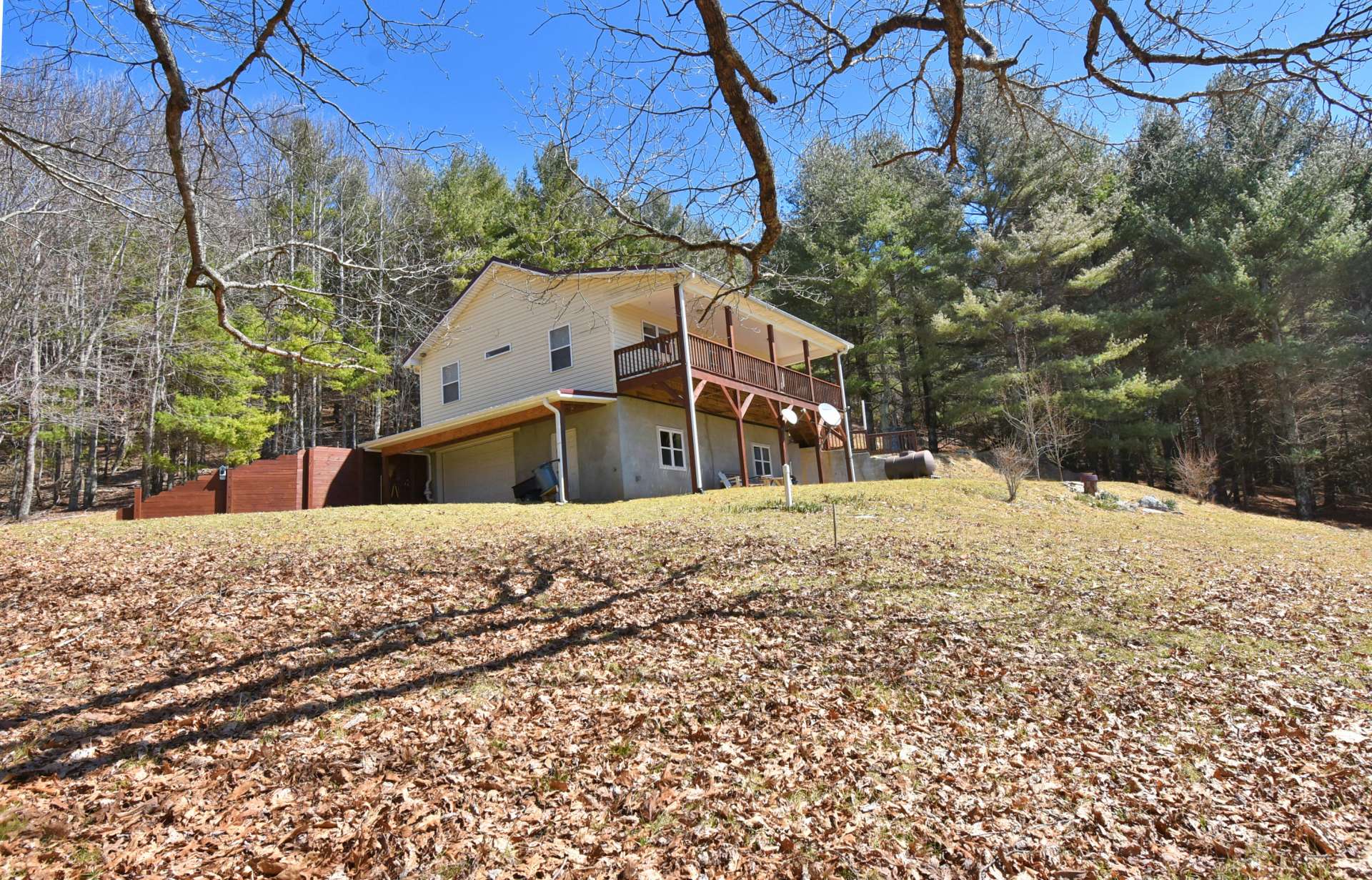 Offered at only $249,900, this 2-bedroom, 2-bath mountain cottage with fabulous long range mountain views is hidden among 6.95 acres in Kindrick Mountain, a private mountain community close to the New River and Grayson Highlands area. This property is waiting for your personal touches for the perfect Southwest Virginia mountain retreat or mini-farm. B183