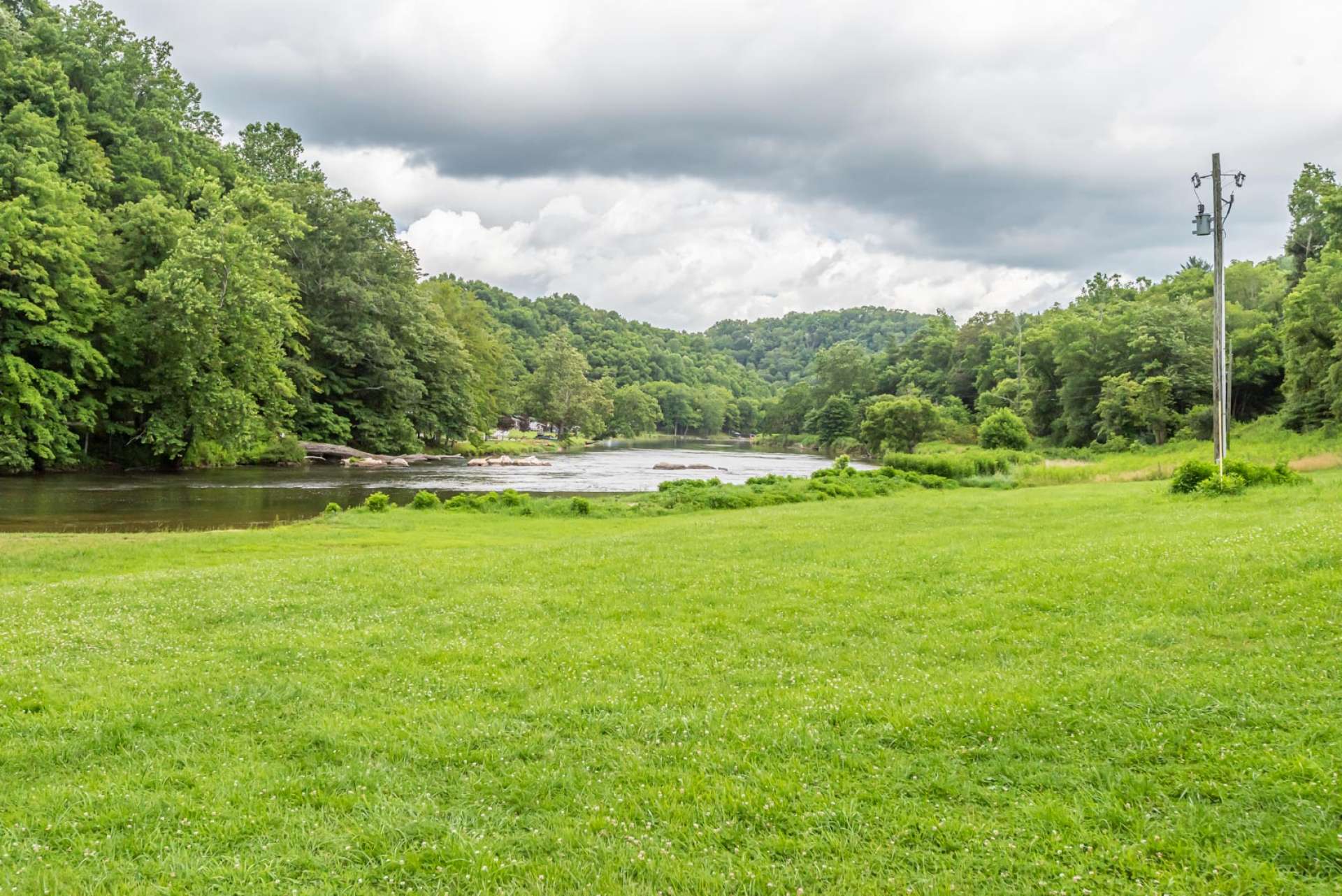 Great park down by the river