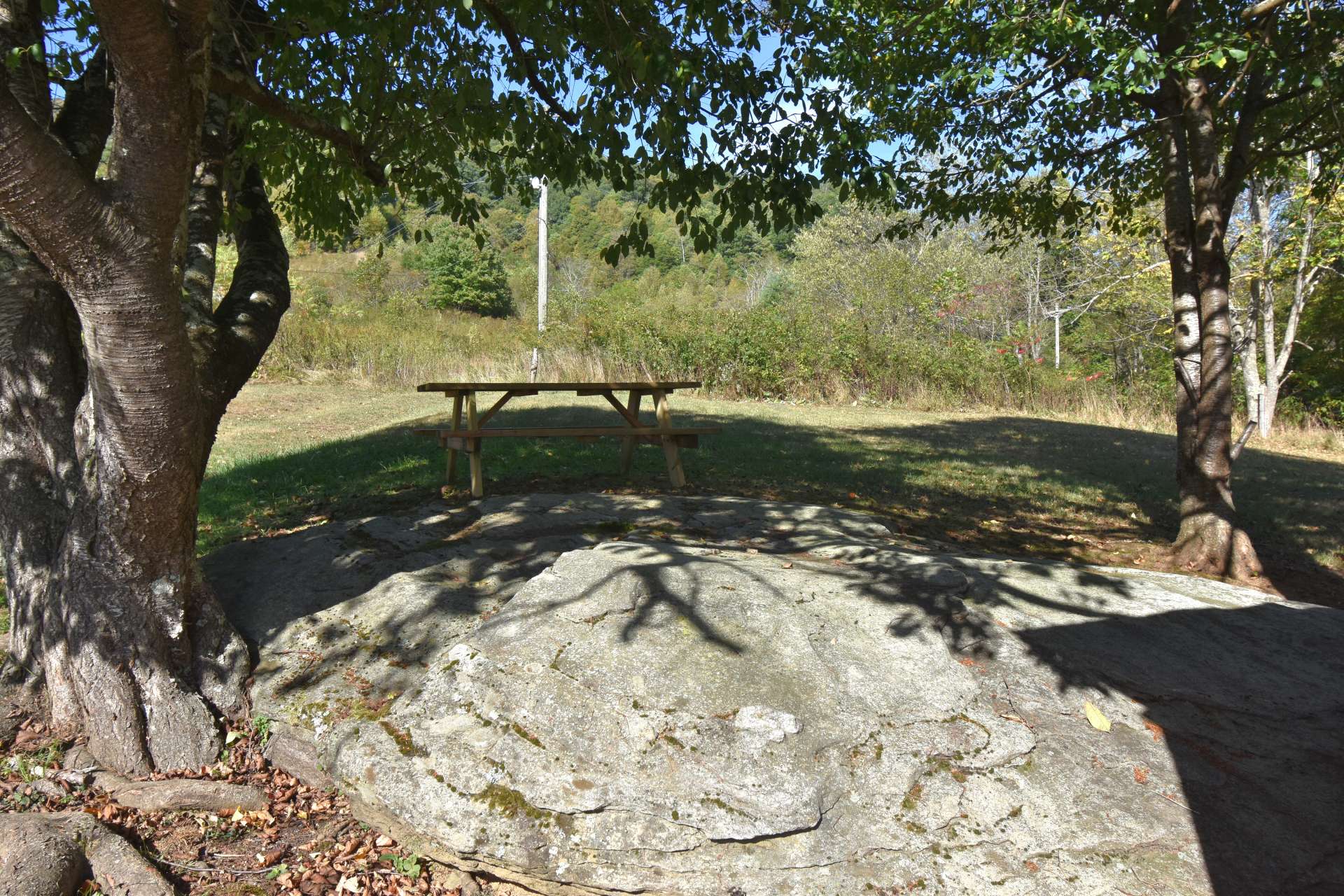 Take a moment to reflect at the Prayer rock outcropping, or...