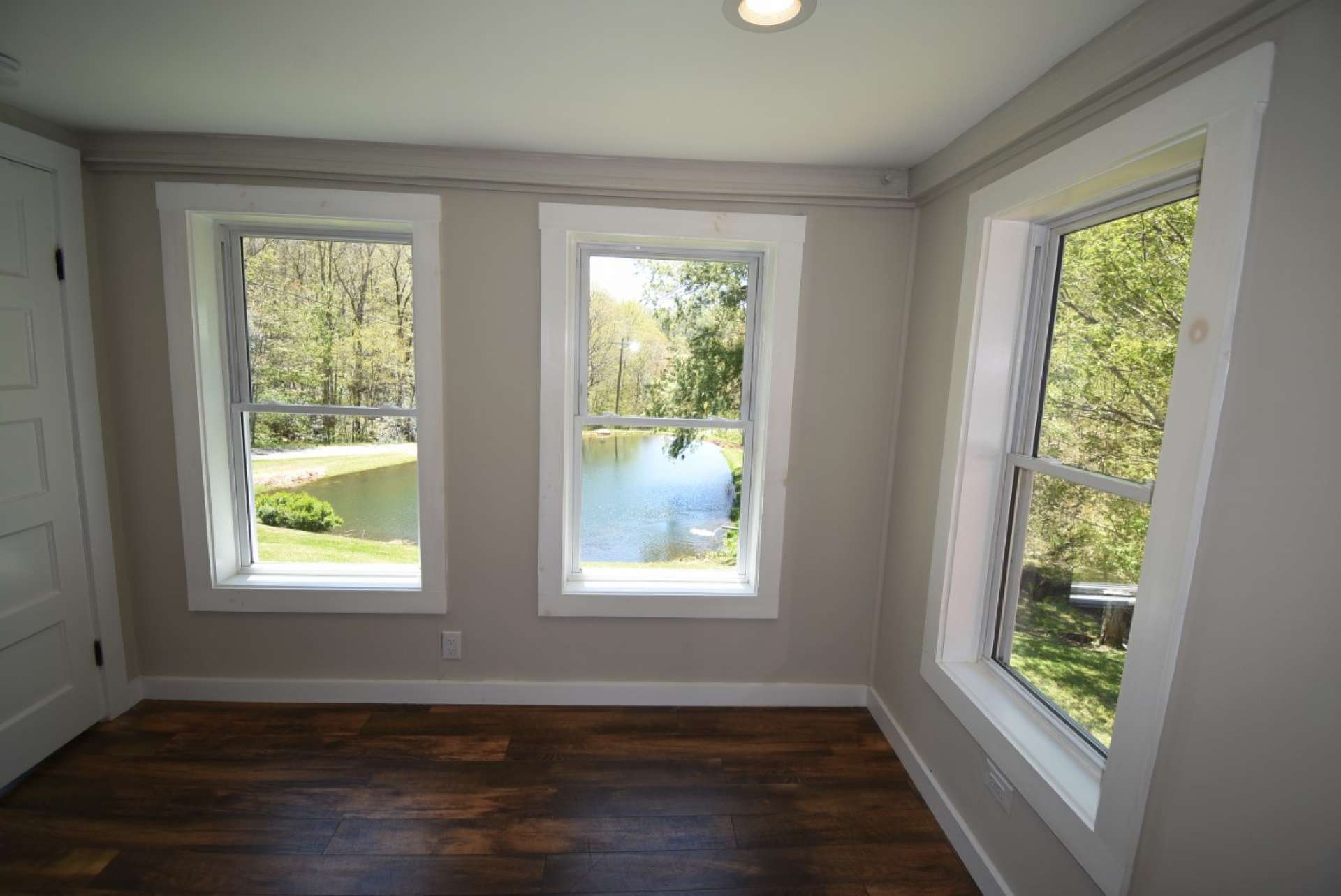 You can also enjoy views of the pond from the master suite.