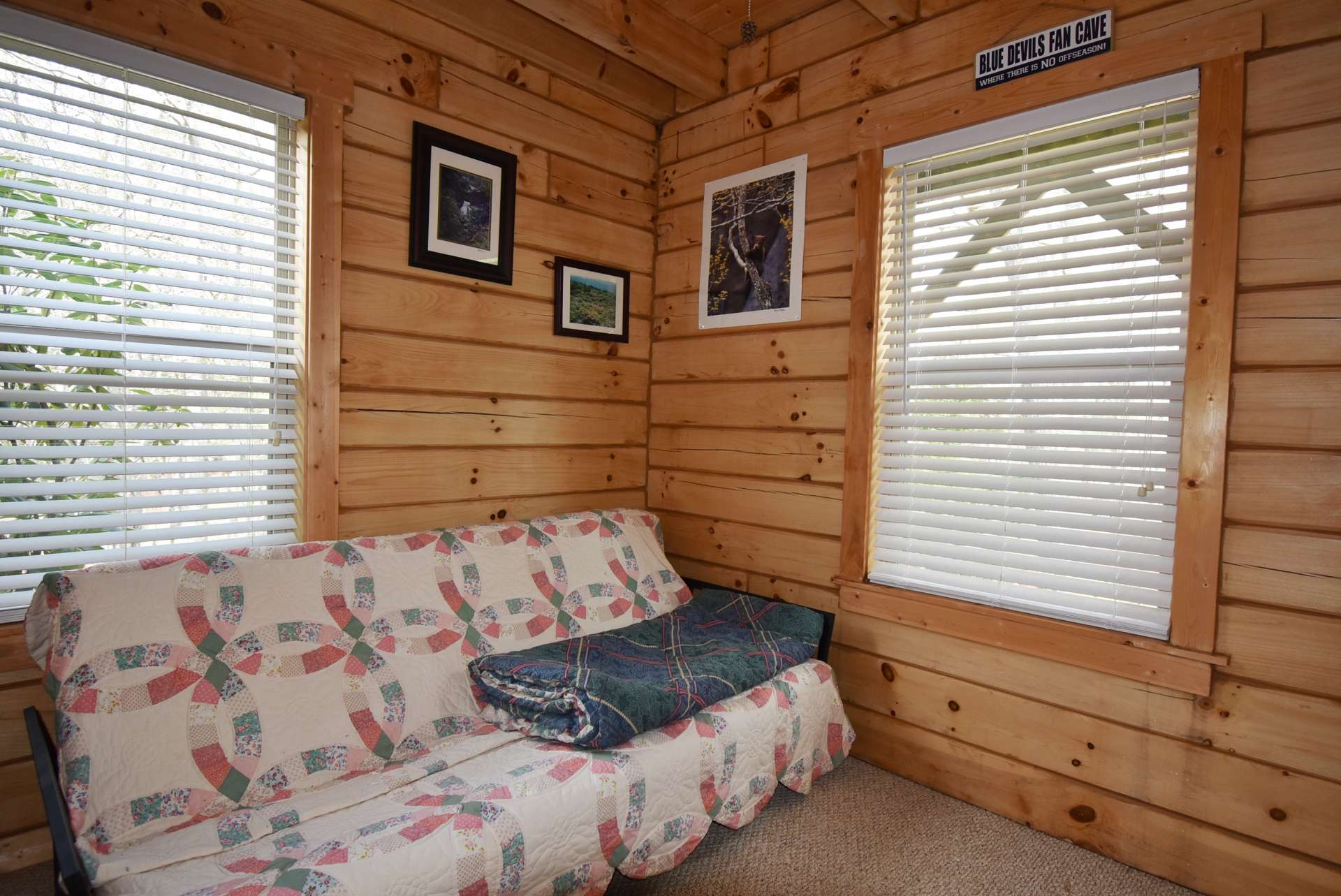 Both main level bedrooms  have warm and cozy carpeted floors.