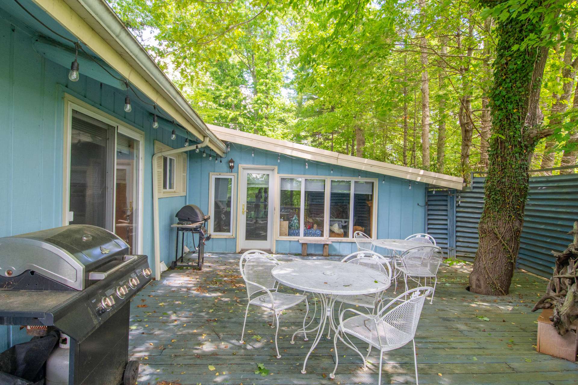 Private Patio Off Kitchen and Master Bedroom providing outdoor living space during warmer months.