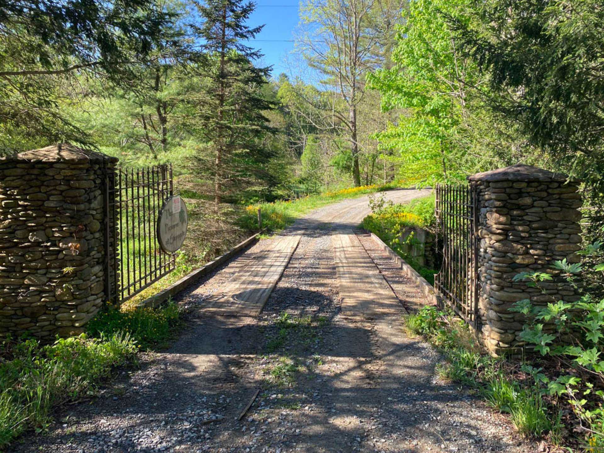 Entrance to the Preserve at Stonegate in the Creston Area of Ashe County.