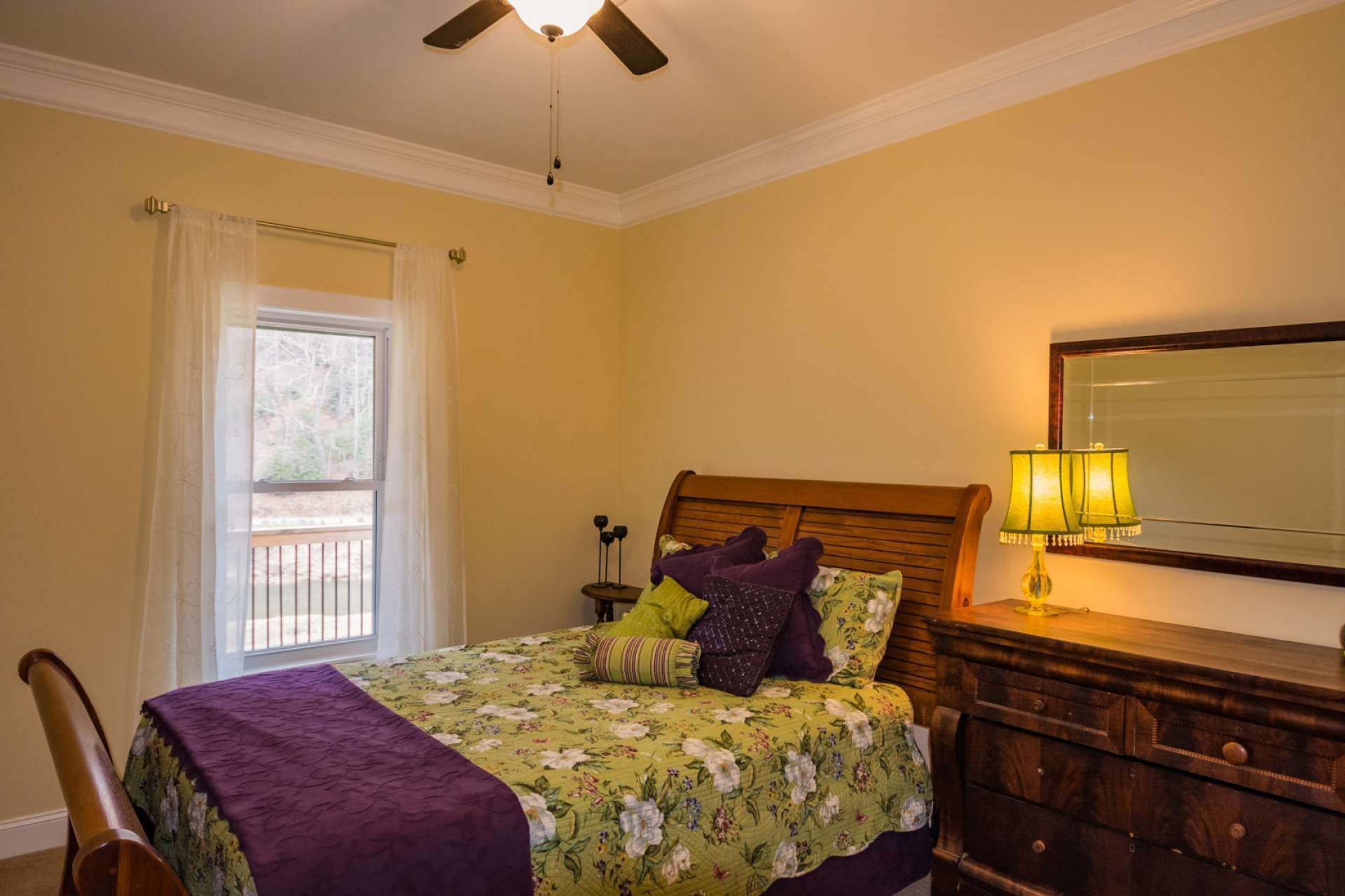 The lower level bedrooms are roomy and will be sure to please your overnight guests.