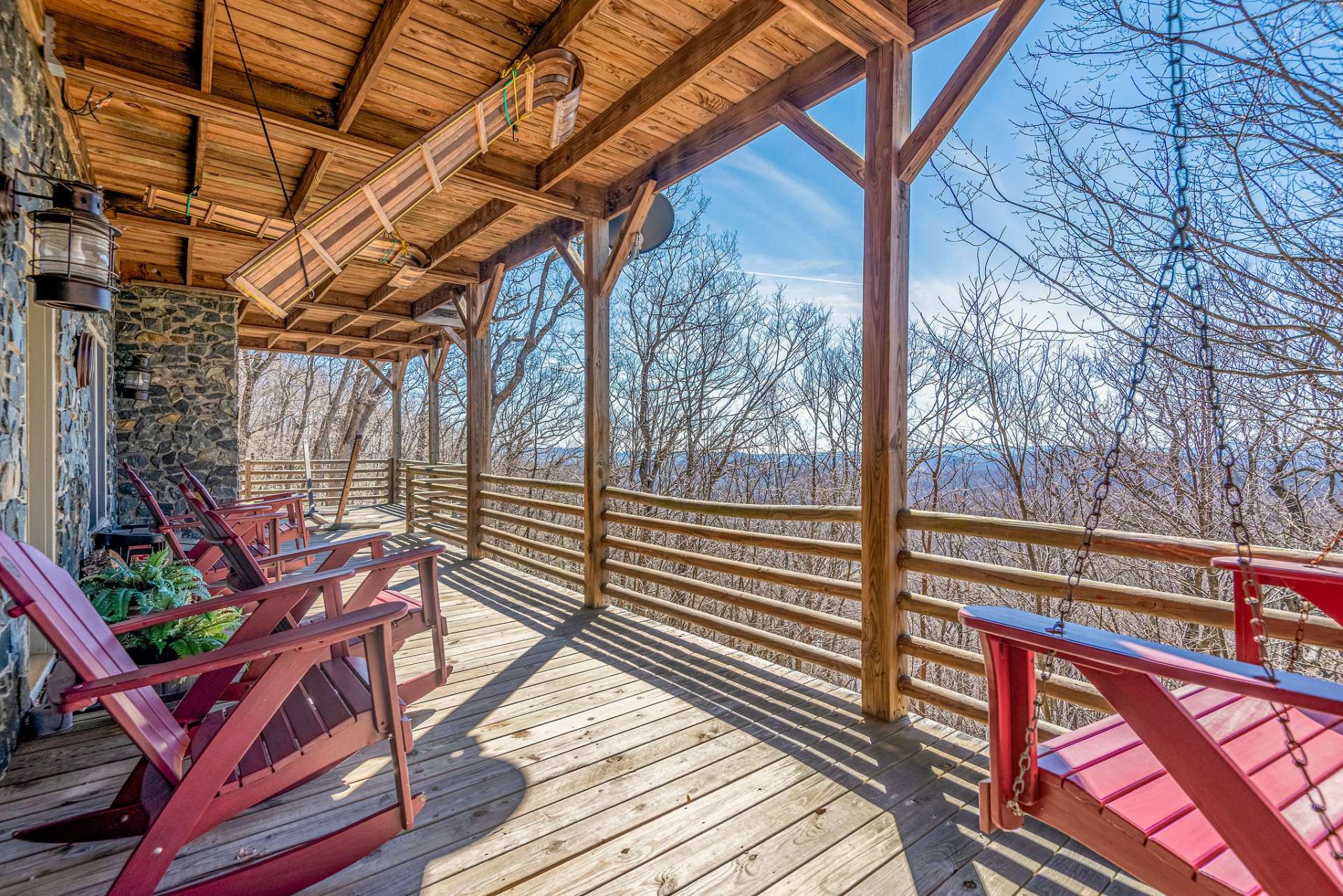 Expansive decking allows you to enjoy breathtaking views from the main level and lower levels, as well as many locations within the home.