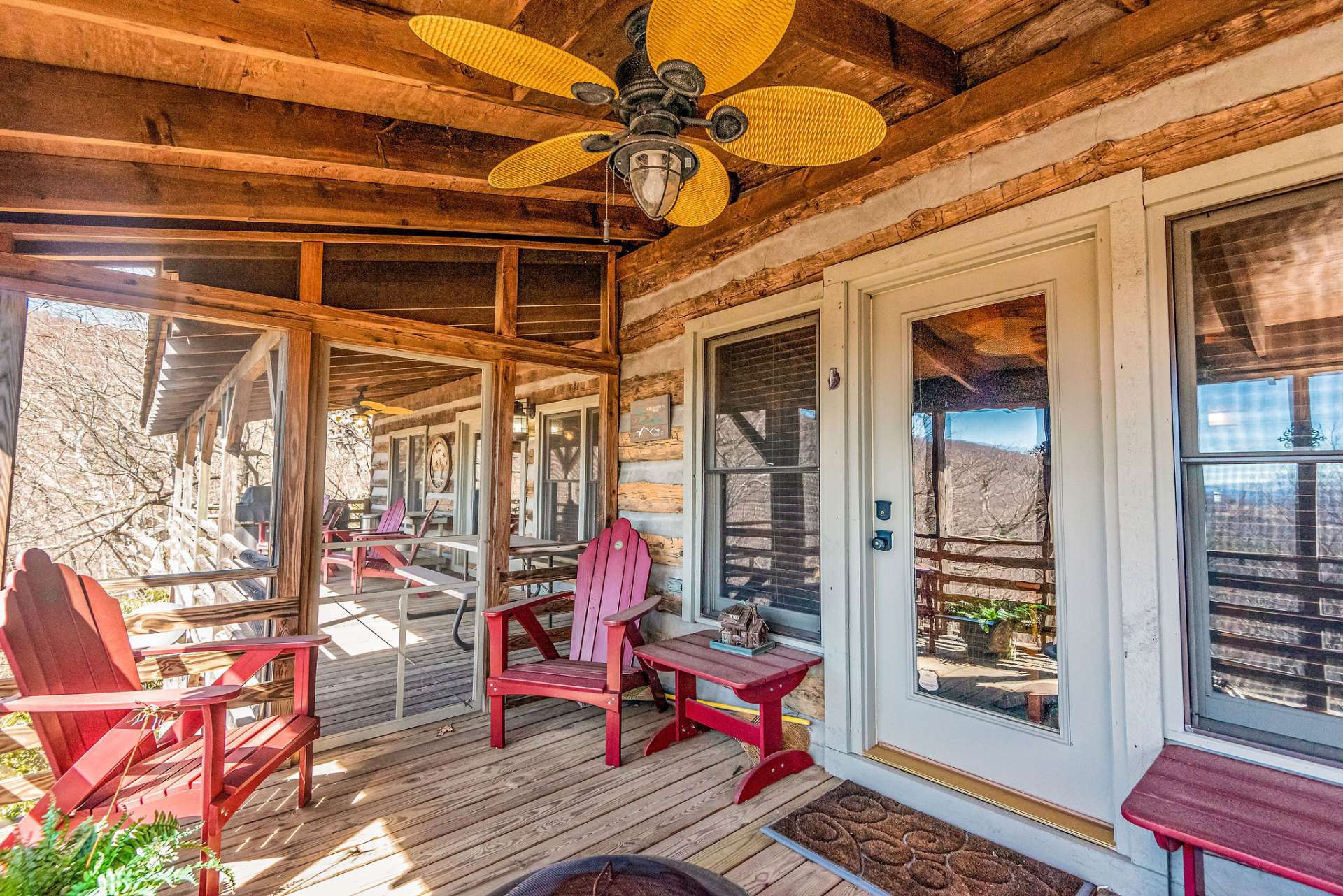 Deck fans will help keep the cool air moving on the slow August days on the mountain.