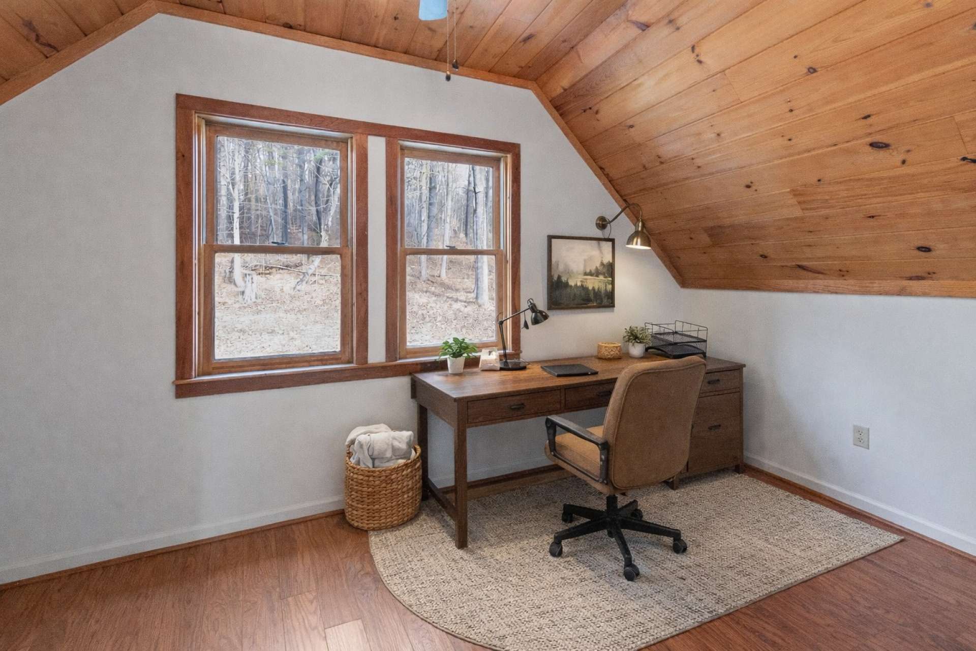 Virtually Staged loft office