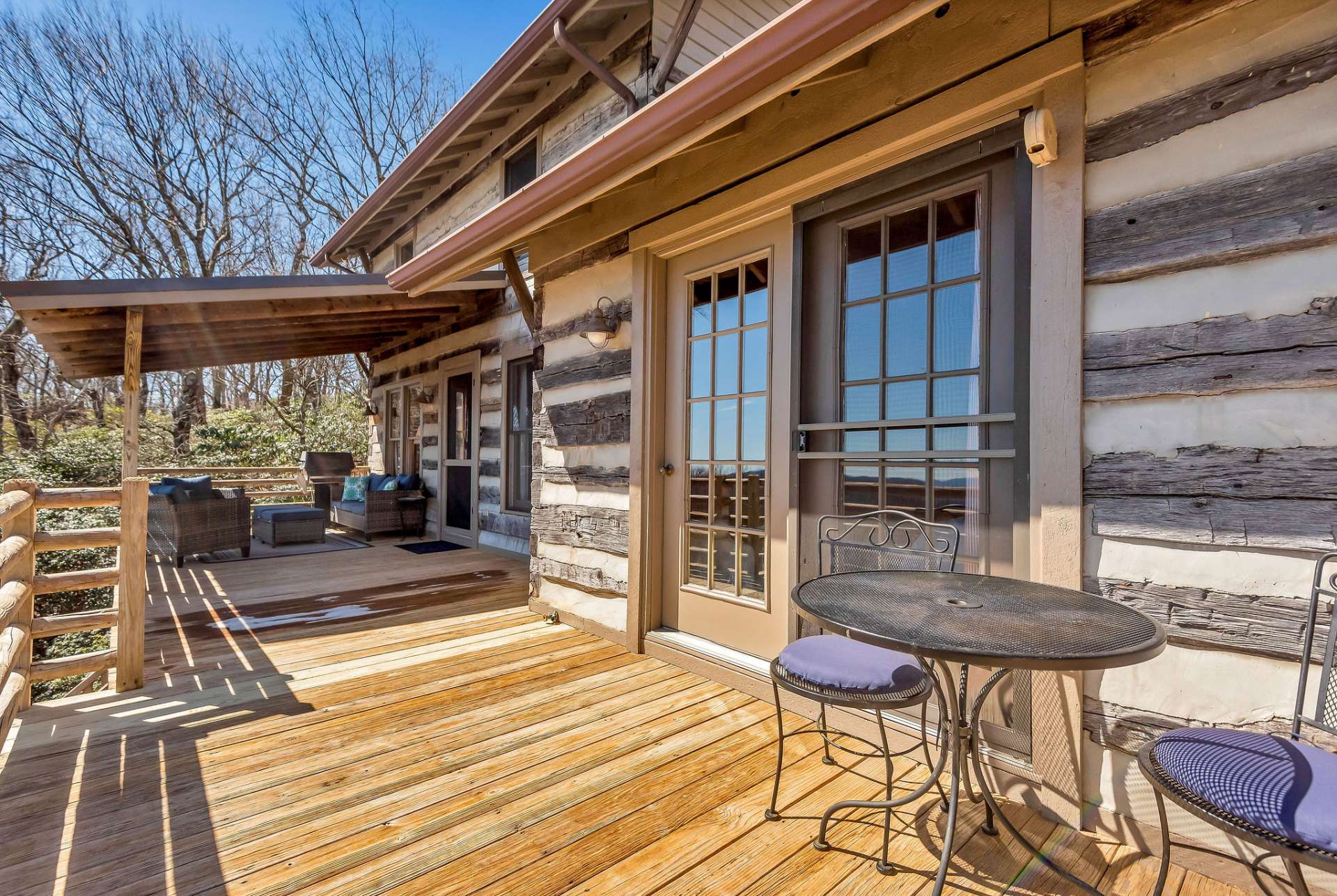 Easy access to the back deck from both the great room and primary suite.