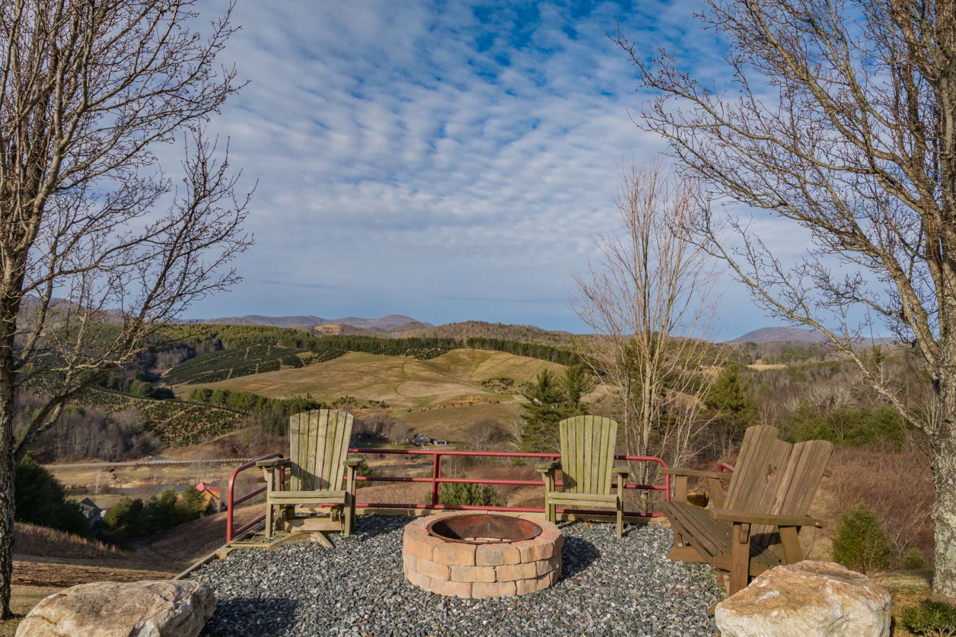 Another great place to enjoy the company of friends and family is around the firepit. You will enjoy sharing stories and memories of past times while making new memories here in the High Country.
