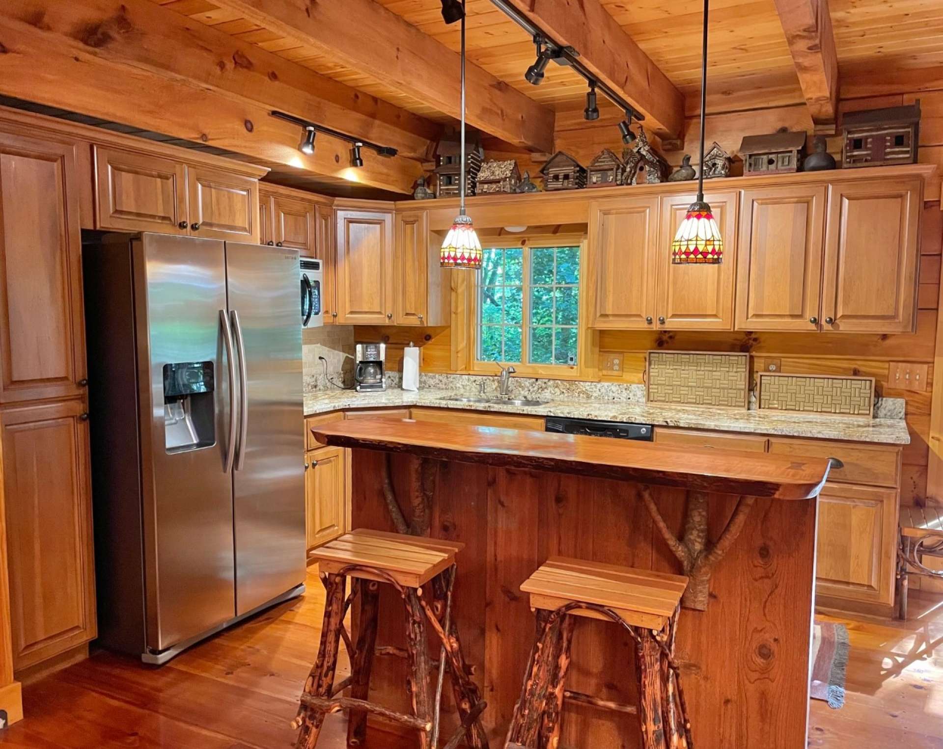 Chef's kitchen with stainless appliances!