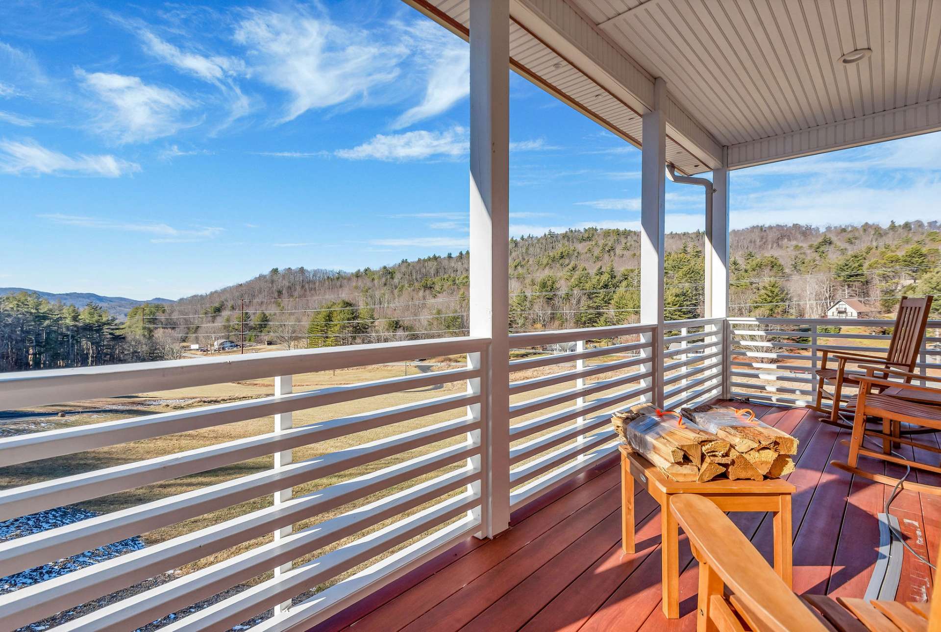 Enjoy relaxing on the front porch with a good book.