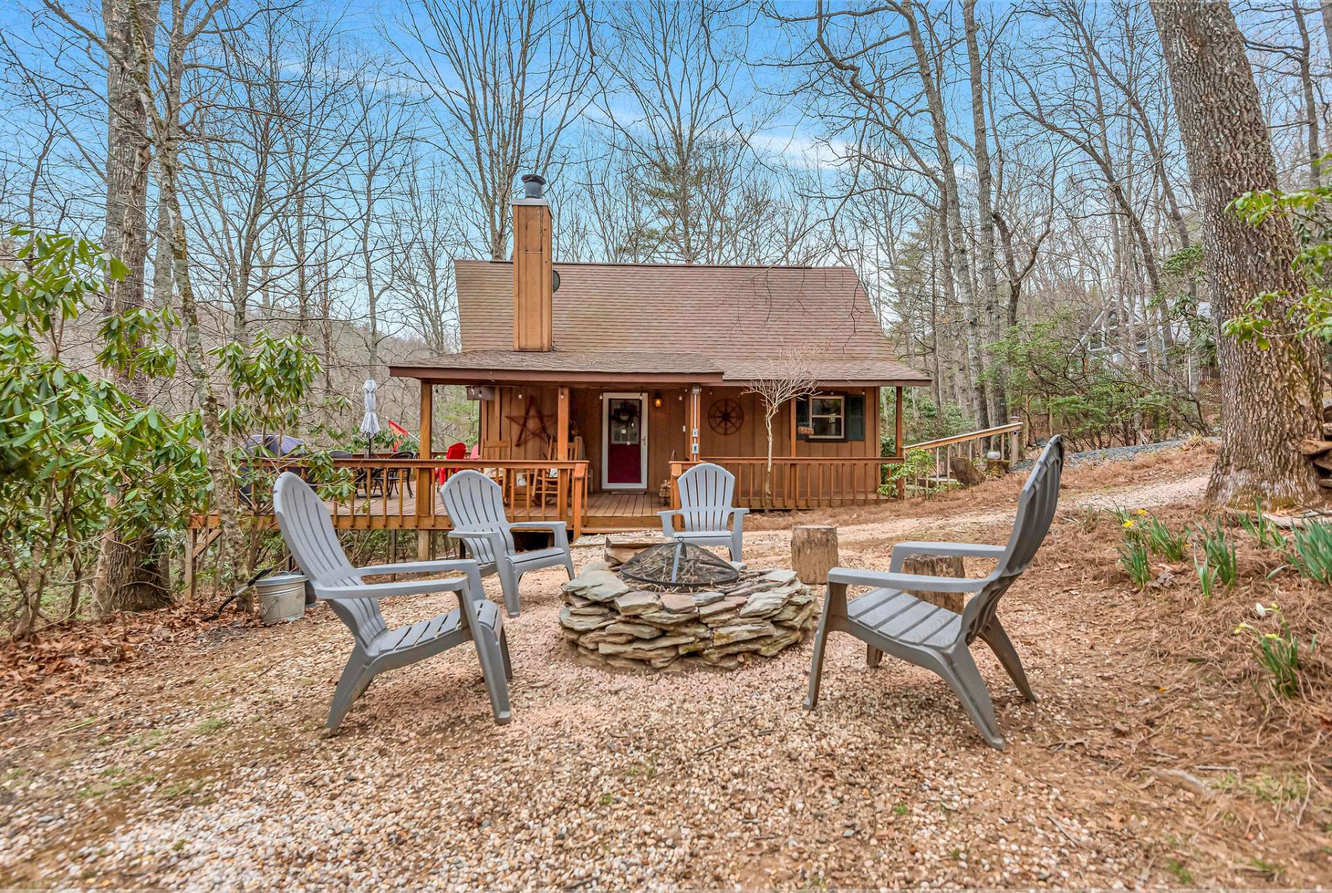 The perfect place to relax and enjoy the peace of NC Mountain living