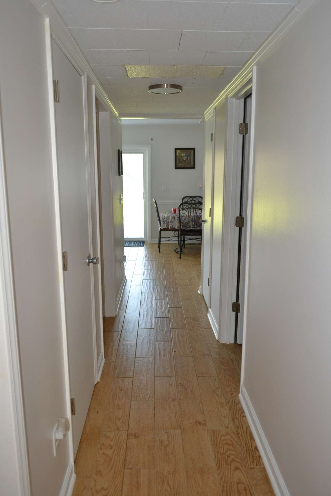 The lower level offers the option of a living space for extended family or rental income.