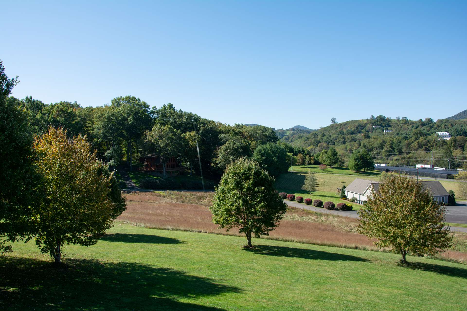 Side view from back porch.