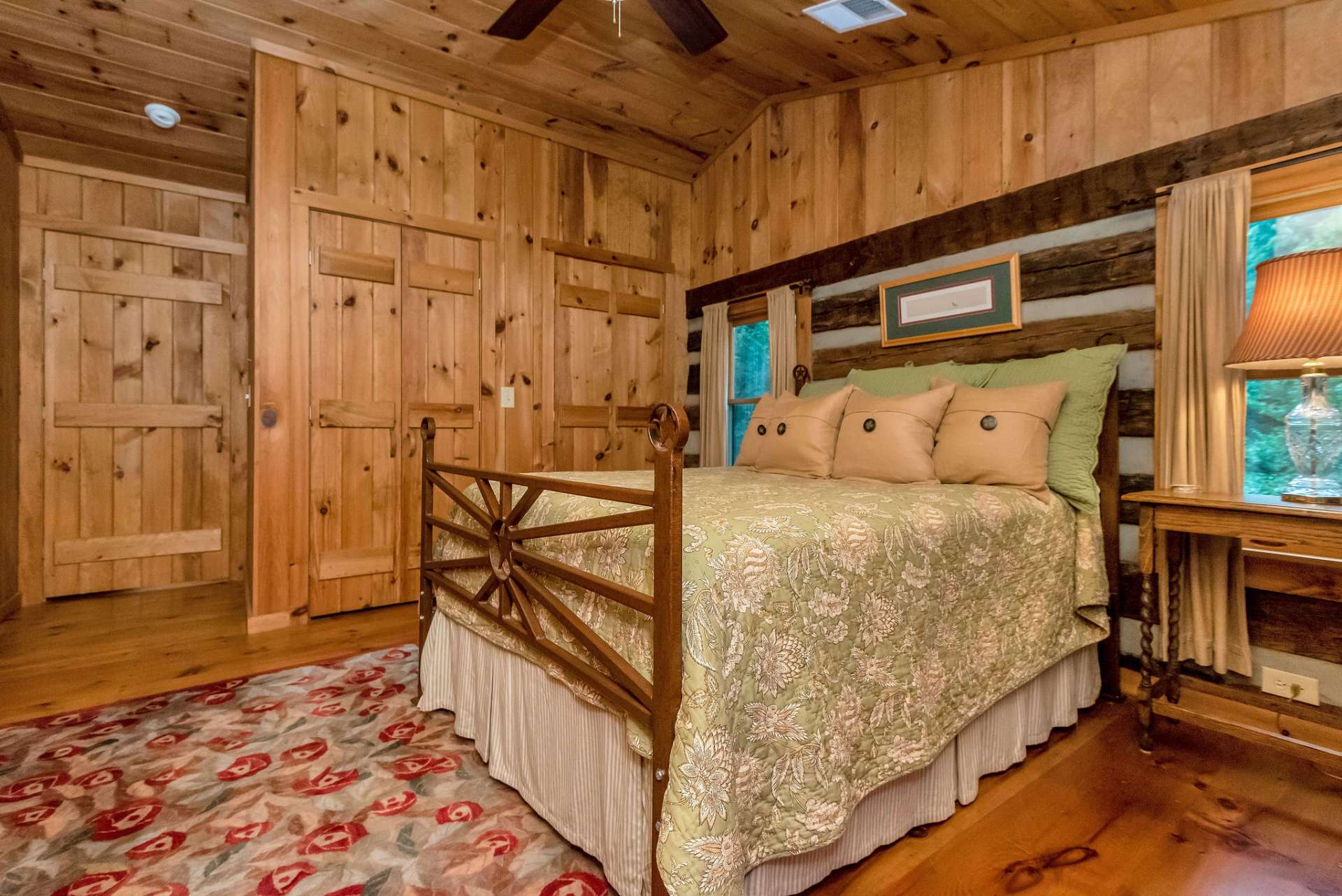 Additional loft bedroom is just as charming as the first.