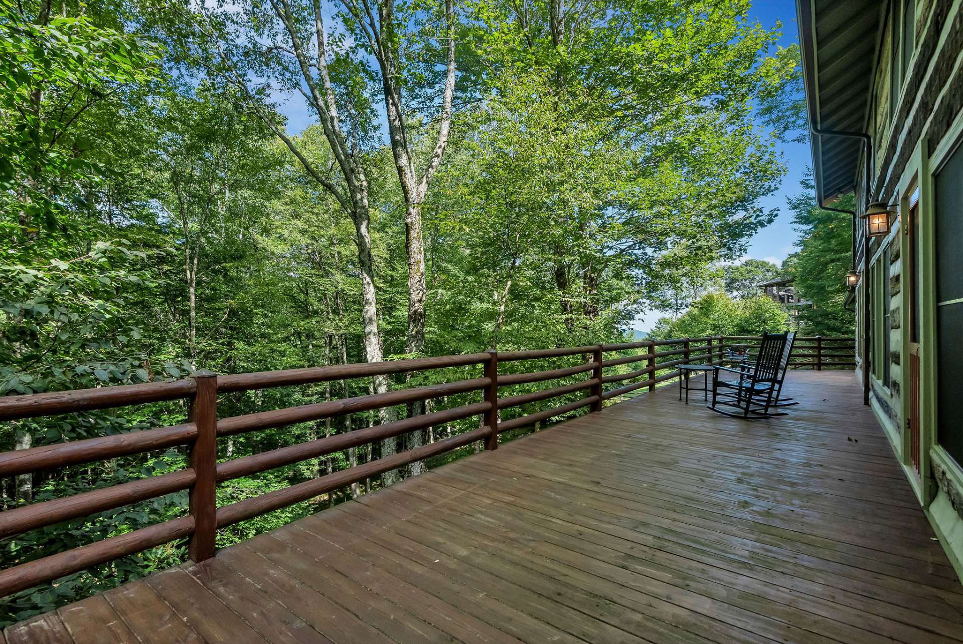 Spacious upper deck will be your lookout post to watch over mother-nature.