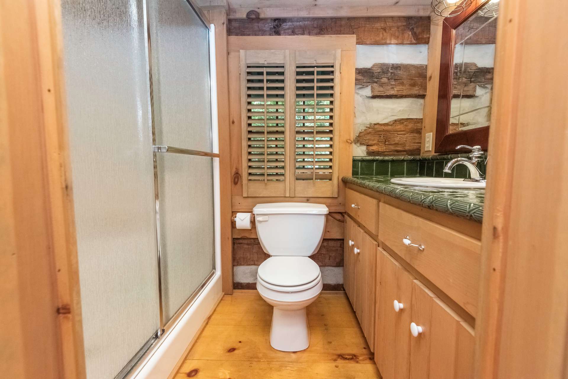 Master bath with shower.