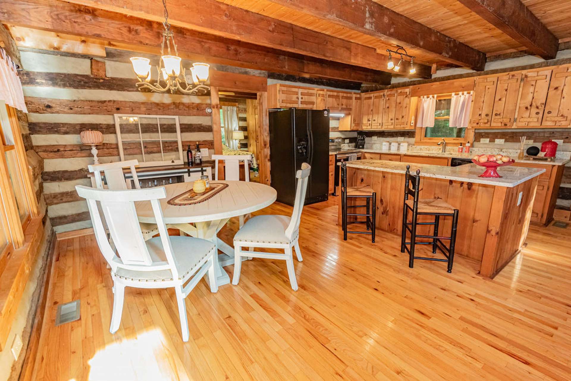 Cozy dining room in the great room area.