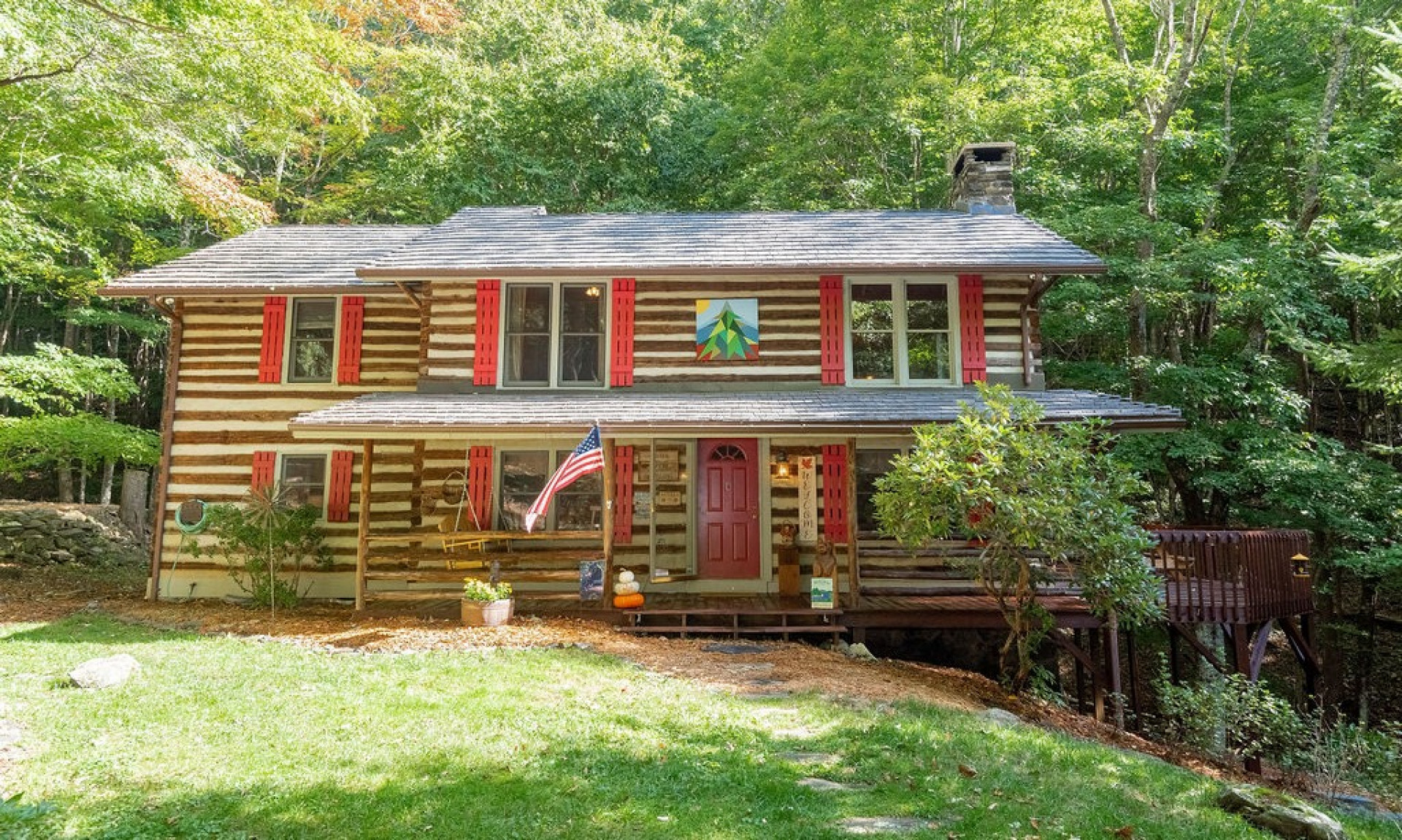 Welcome to your magnificent log cabin in Stonebridge, a highly sought after antique log home community located in the Todd area of Southern Ashe County high in the North Carolina Mountains!