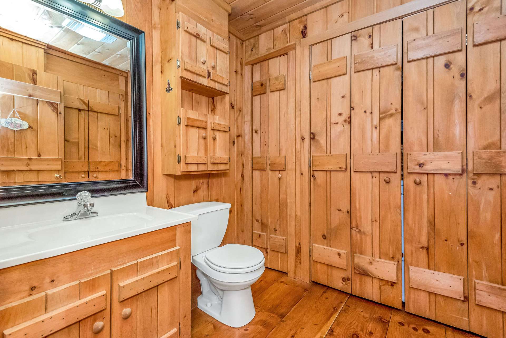 You'll love the storage in this bath with 5 closets including main floor laundry.