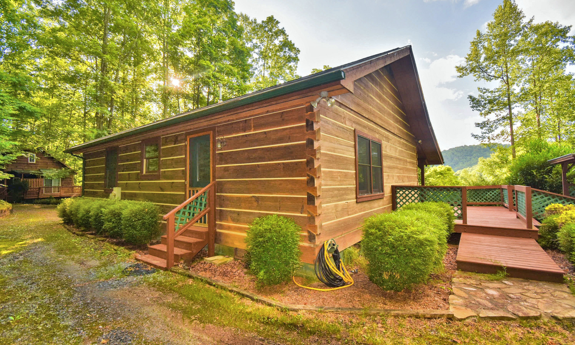 Sweet NC Mountain Storybook Log Cabin